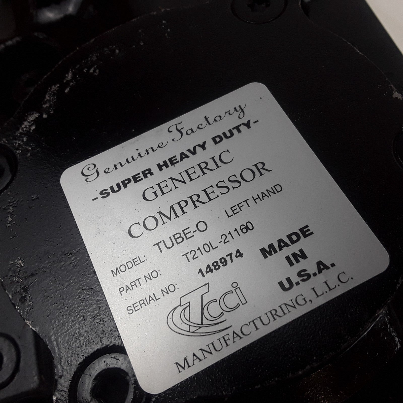 Left Compressor Fits Mercury Lincoln Ford International Freightliner (1969-2003)