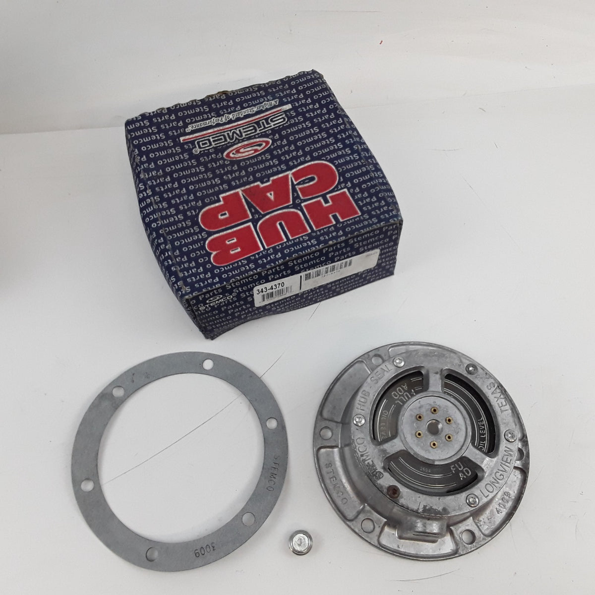 Stemco 343-4370 Aluminum Wheel Hub Cap Replaces TR3434370 343195 A23406 47548