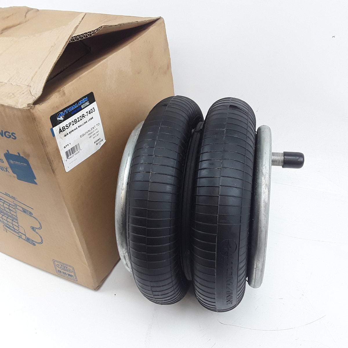 Automann ABSP2B22R-7403 Air Spring Rolling Lobe Double Convoluted For Trucks