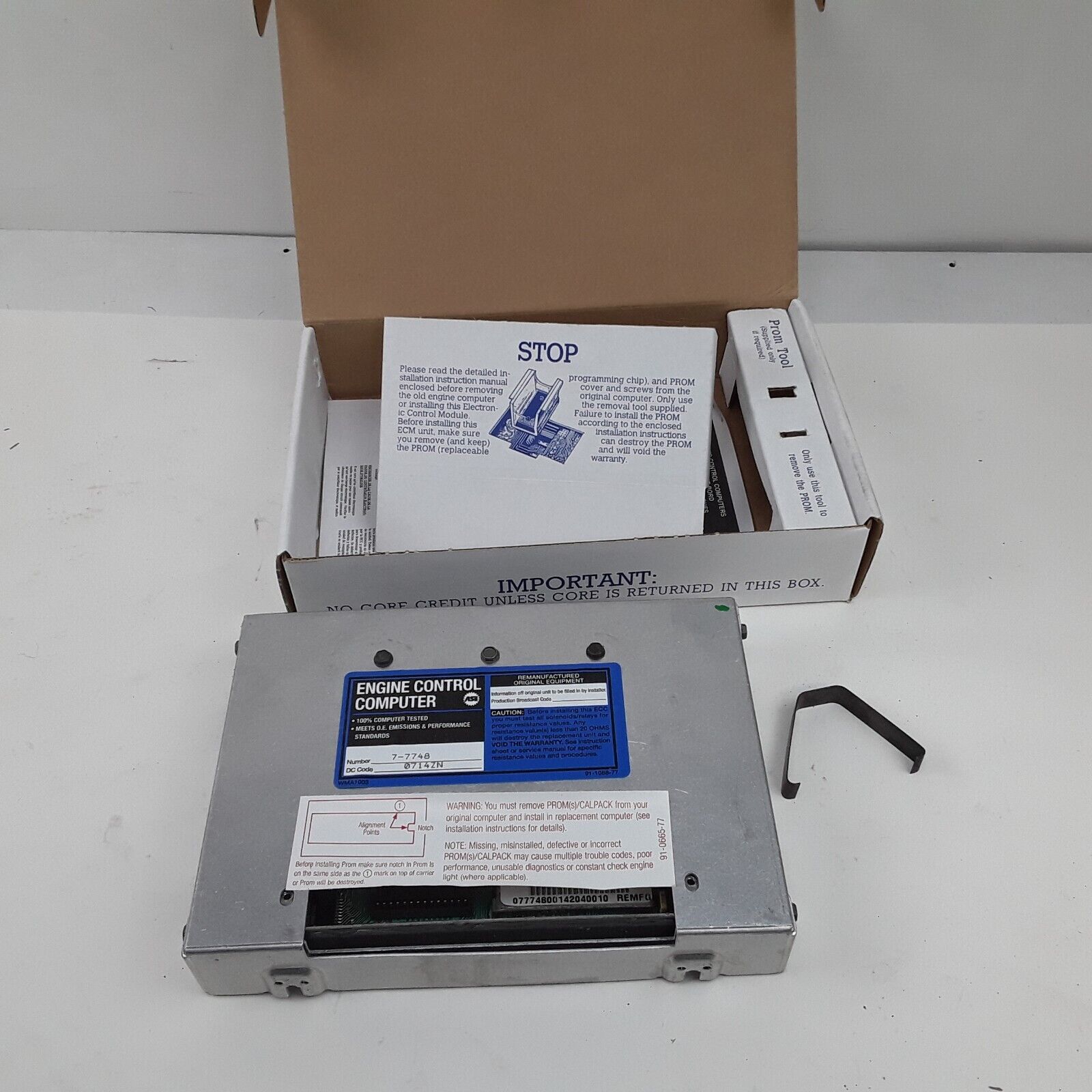 Cardone 77-7748 Engine Control Module For Pontiac Buick Chevrolet 1987-1992