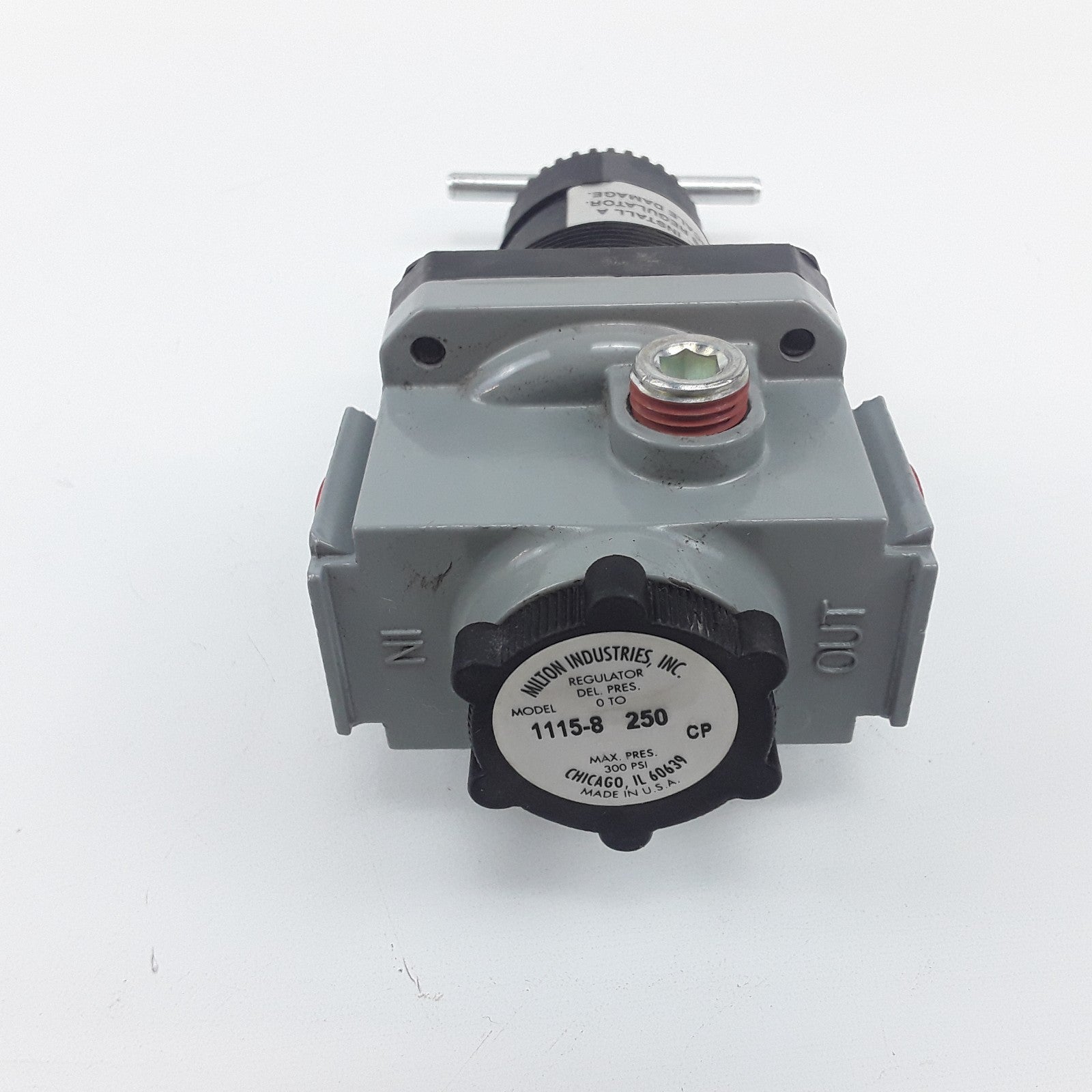 Air Pressure Compressor Regulator 0-250 PSI 1/2" NPT Milton 1115-8 High FRL