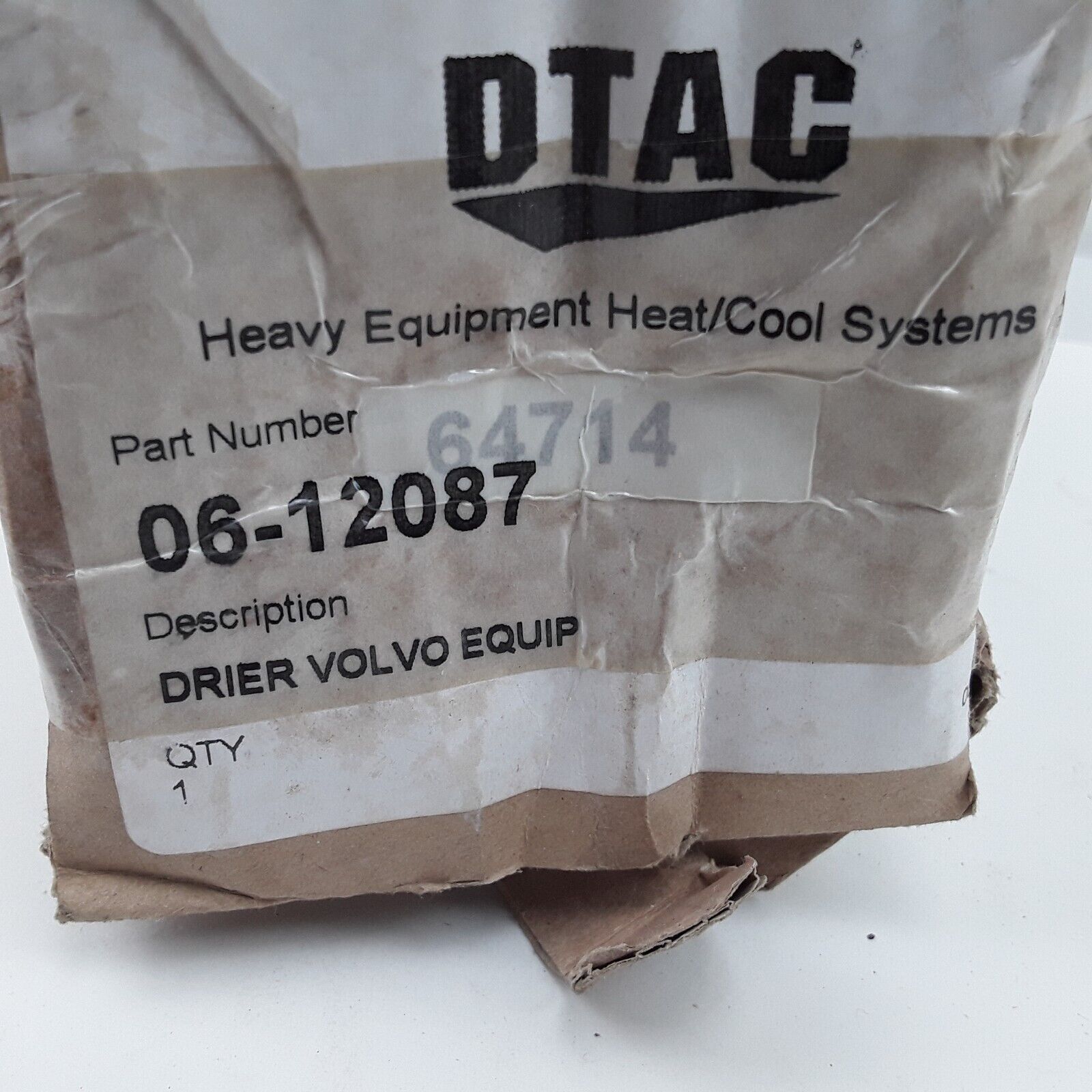 New A/C Receiver Drier for Volvo L50,70,90,120,150,180,220..- 11104567/11164457