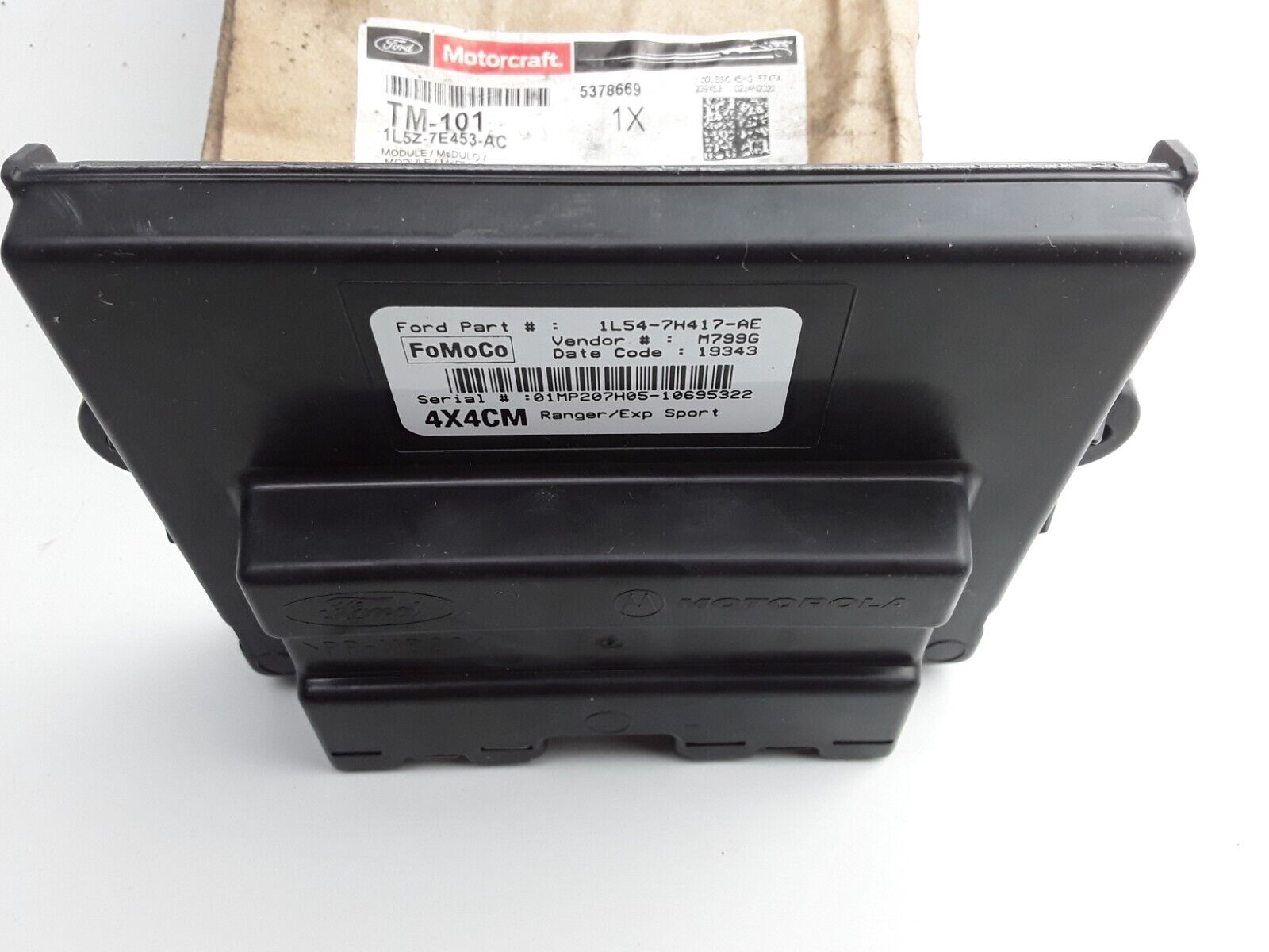 Transfer Case Control Module Motorcraft TM-101 For Ford Ranger 2001-05,Exp Sport - HotCarParts