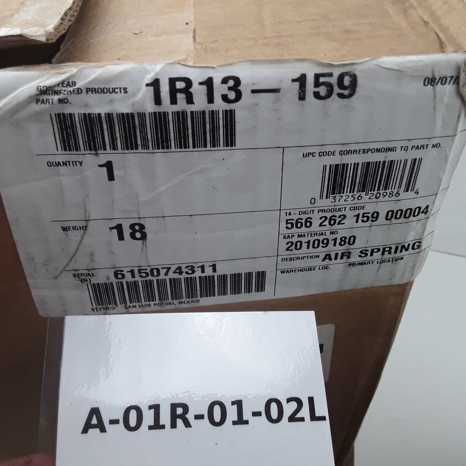 Goodyear 1R13-159 Cushion Rolling Lobe Air Springs Heavy Duty High Performance