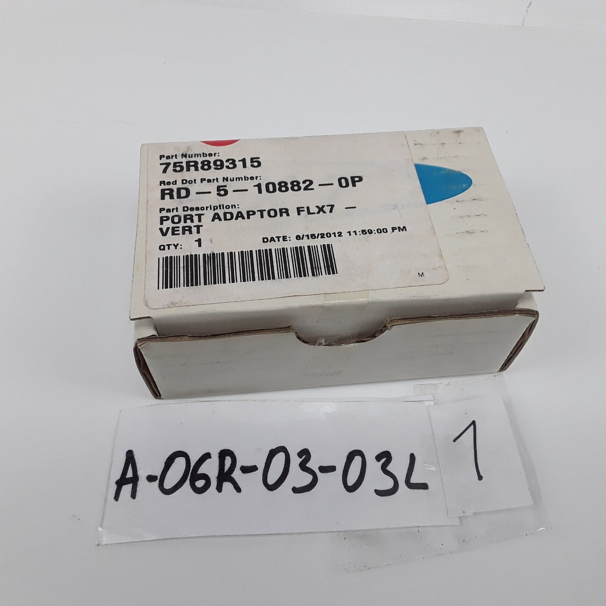 Red Dot 75R89315 Port Adapter Tube-O Discharge Suction A/C Compressor Manifold