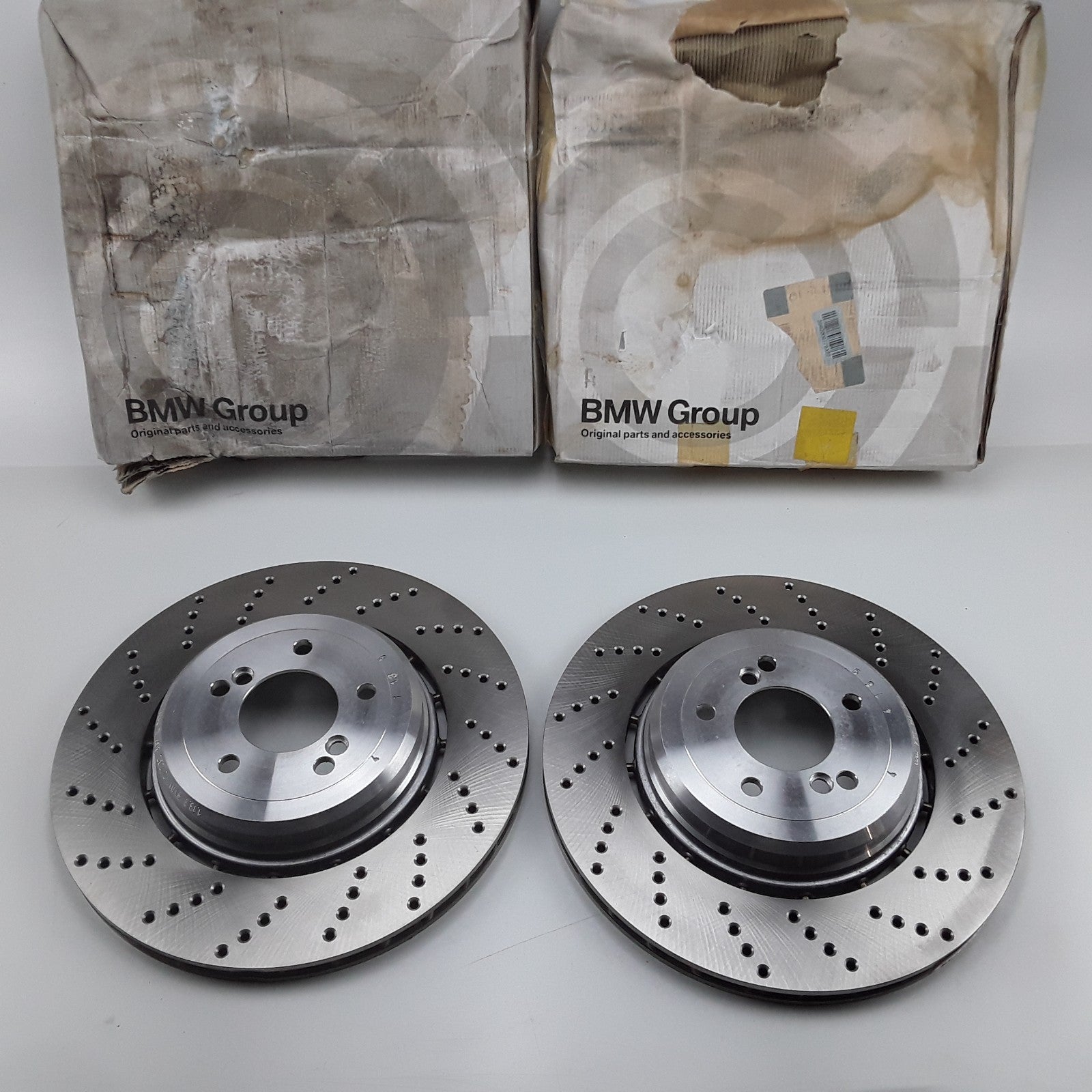 Genuine Rear Brake Rotor Kit Fits BMW M6 M5 2006 2007 2008 2009 2010 2011