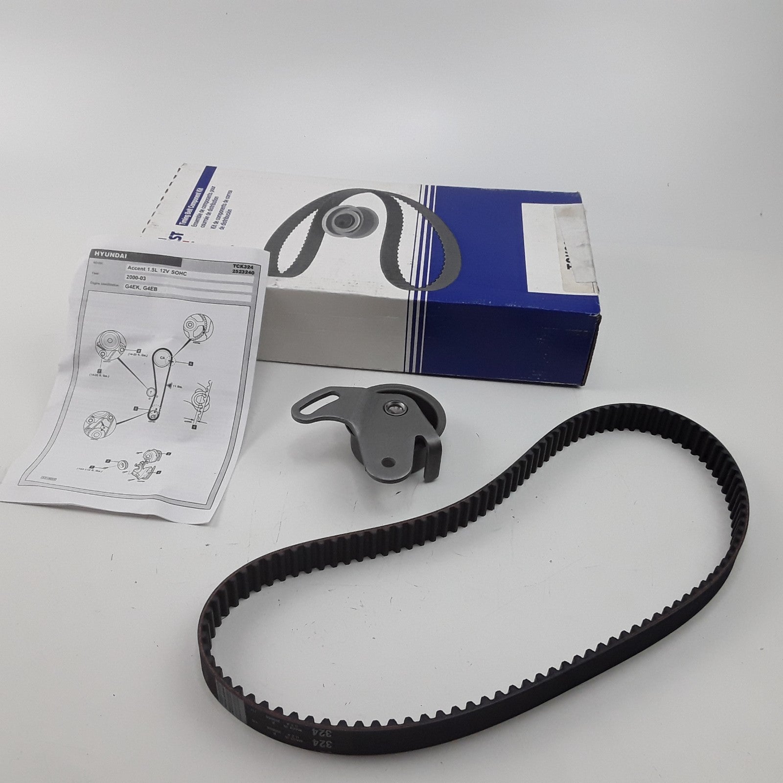 Engine Timing Belt Kit For Hyundai Accent 2000 2001 2002 2003 1.5L G4EK ,G4EB