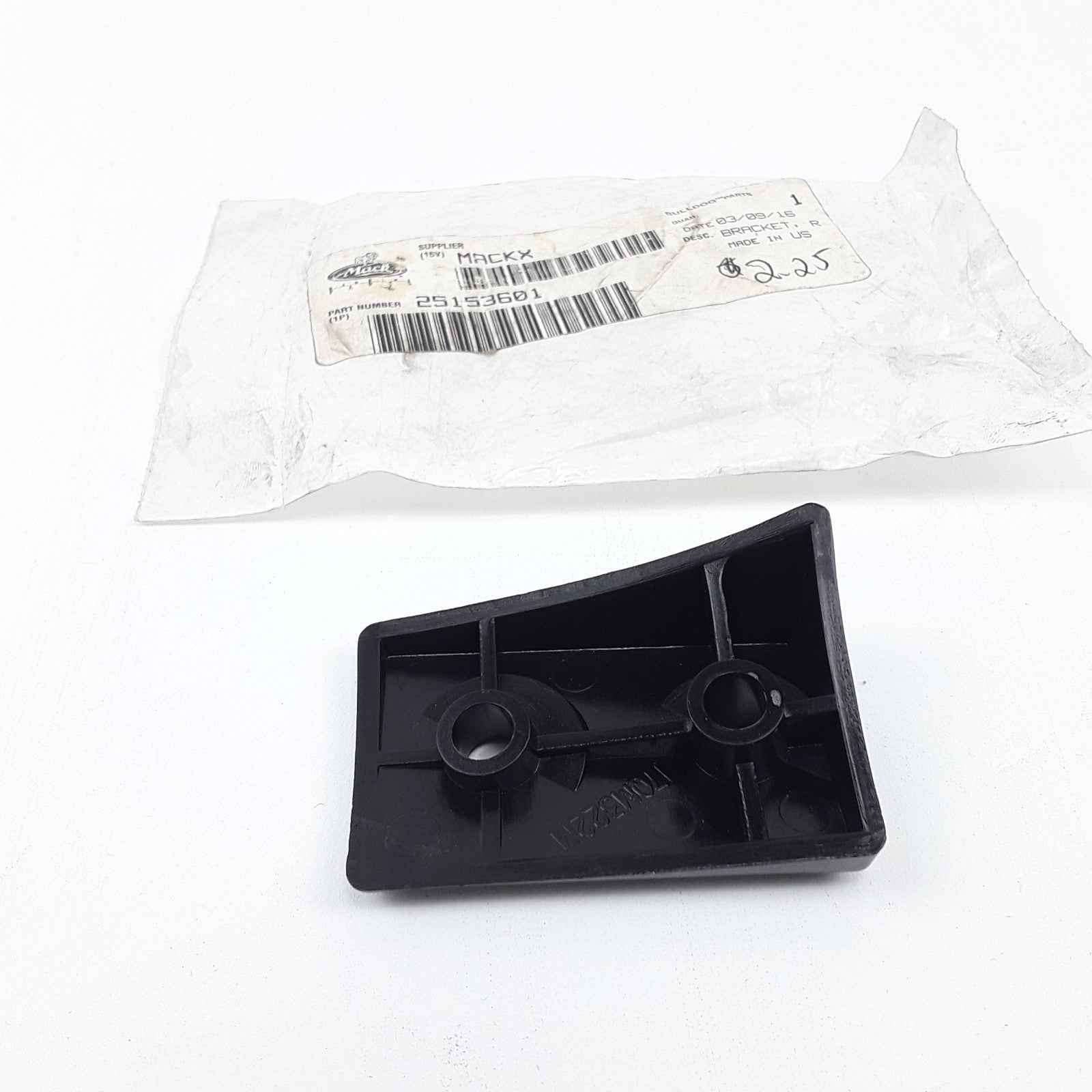 Mack 25153601 Right Hand Hood Latch Bracket For Mack CH CL CV Models