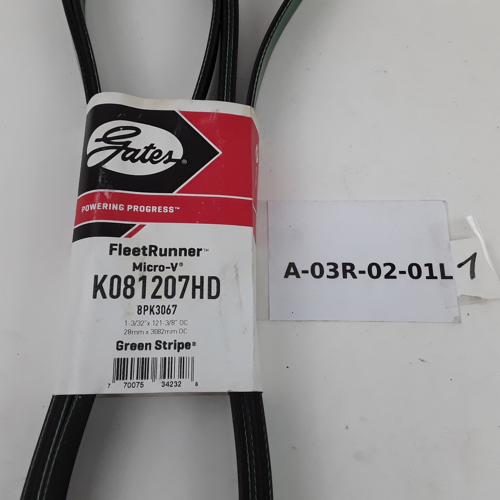 FleetRunner Micro-V Serpentine Drive Belt Fits Ford E-350 Super Duty 2001-2003