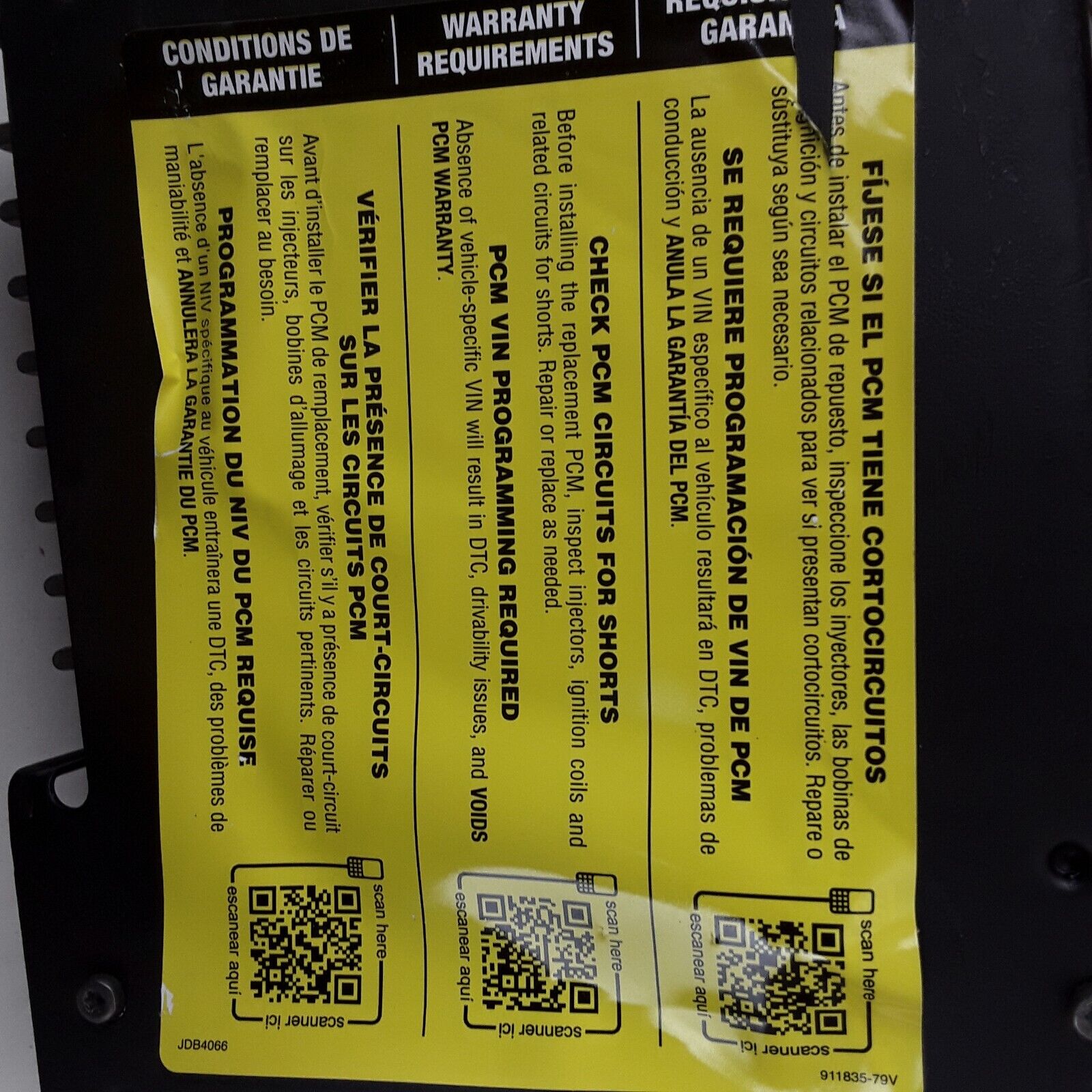 Cardone 79-3065V Engine Control Module For Dodge Plymouth Neon 2.0L 1998 1999