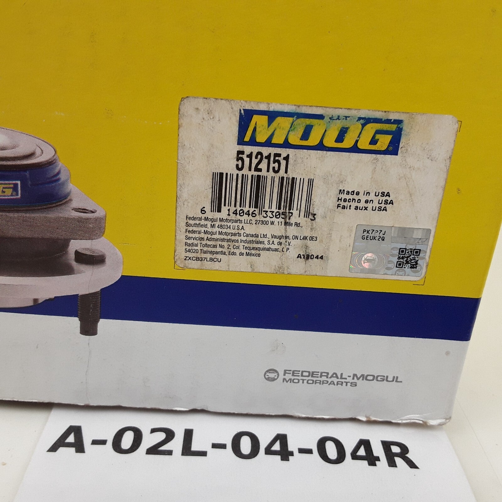 MOOG 512151 Wheel Bearing & Hub Assembly Fits Buick Oldsmobile Chevrolet 1996-03