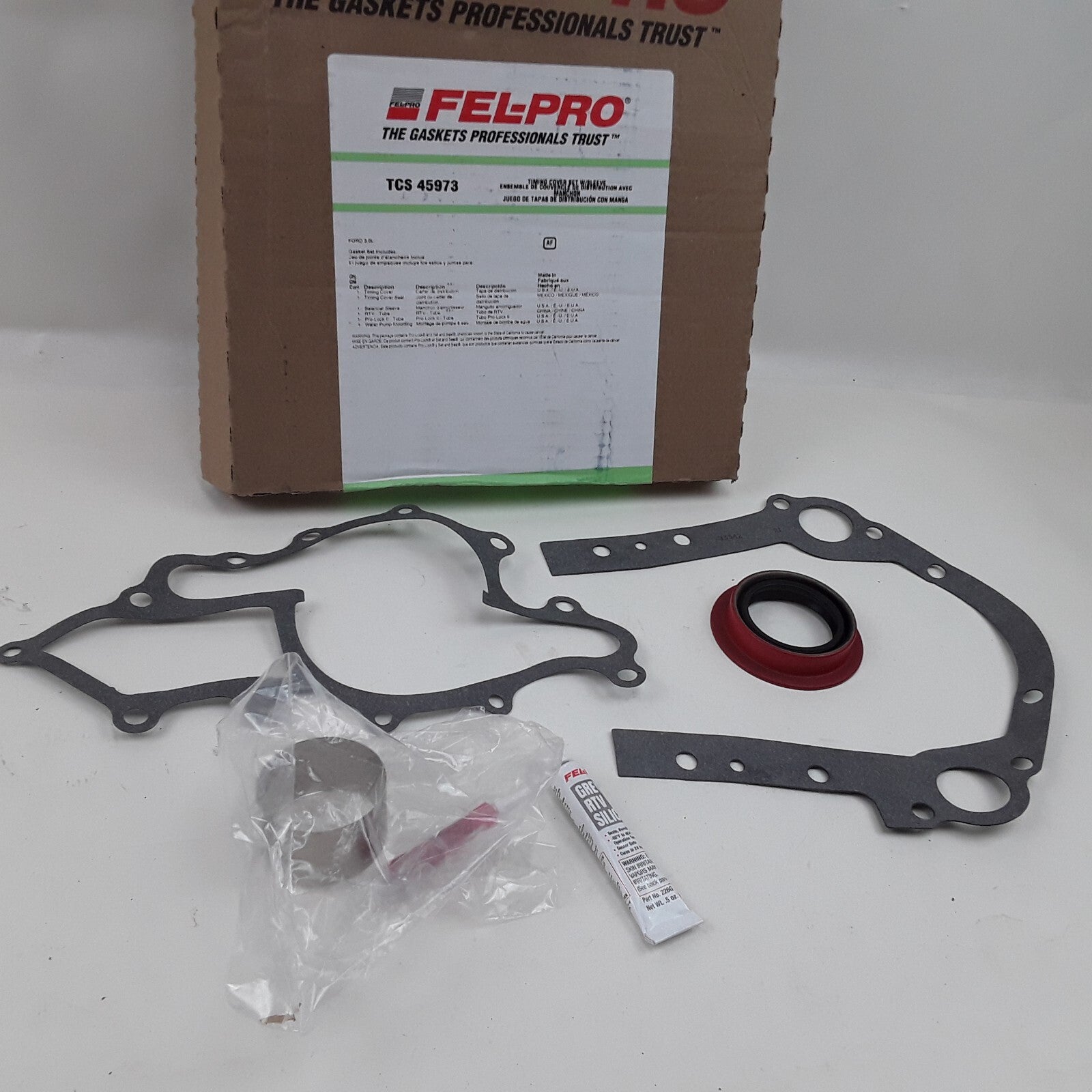 Engine Timing Cover Gasket Set Fits Mercury Topaz 1992 Ford Windstar 95 1998-99