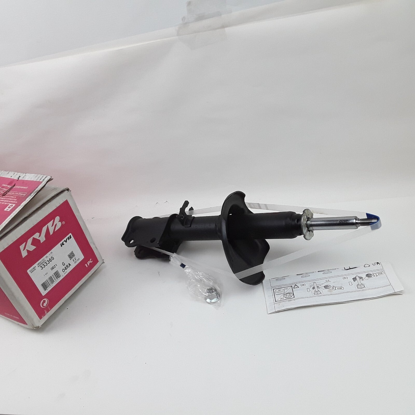 KYB 333365 Rear Left Suspension Strut Assembly Black Fits Kia Spectra 2001-2004