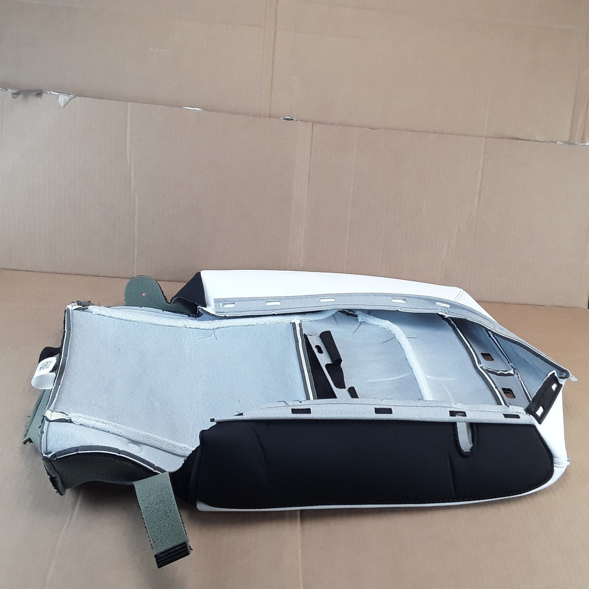 2049614-02-F Left White 2nd Row Seat Back Soft Trim Cover For Tesla Model Y OEM