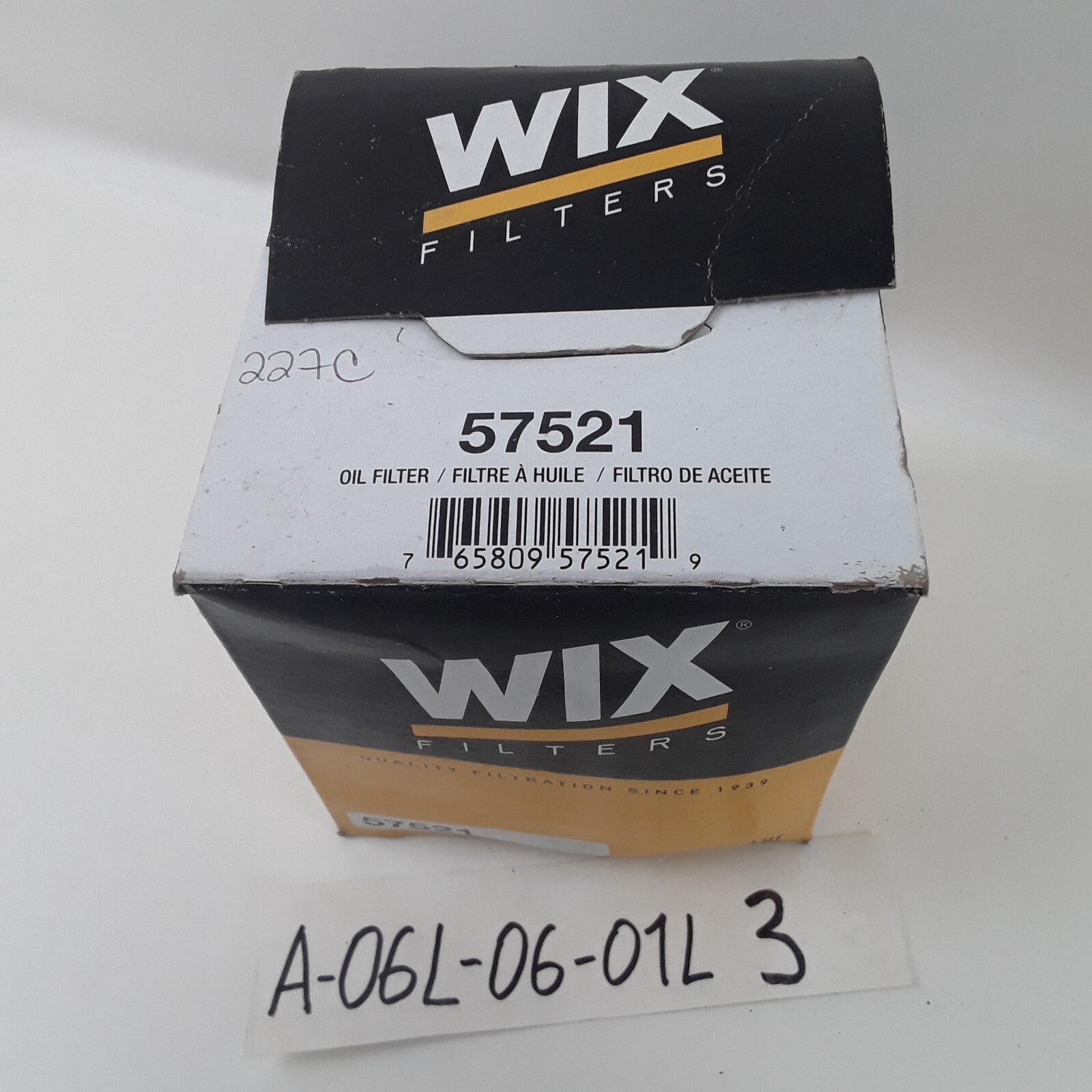 Wix 57521 Engine Oil Filter-Diesel Turbo Fits Chevrolet W3500 Tiltmaster 2000-08