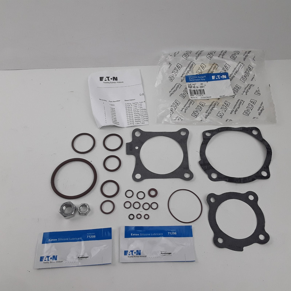 Eaton K-3341 Manual Transmission O Ring Seal Kit For Heavy Duty Car Trucks