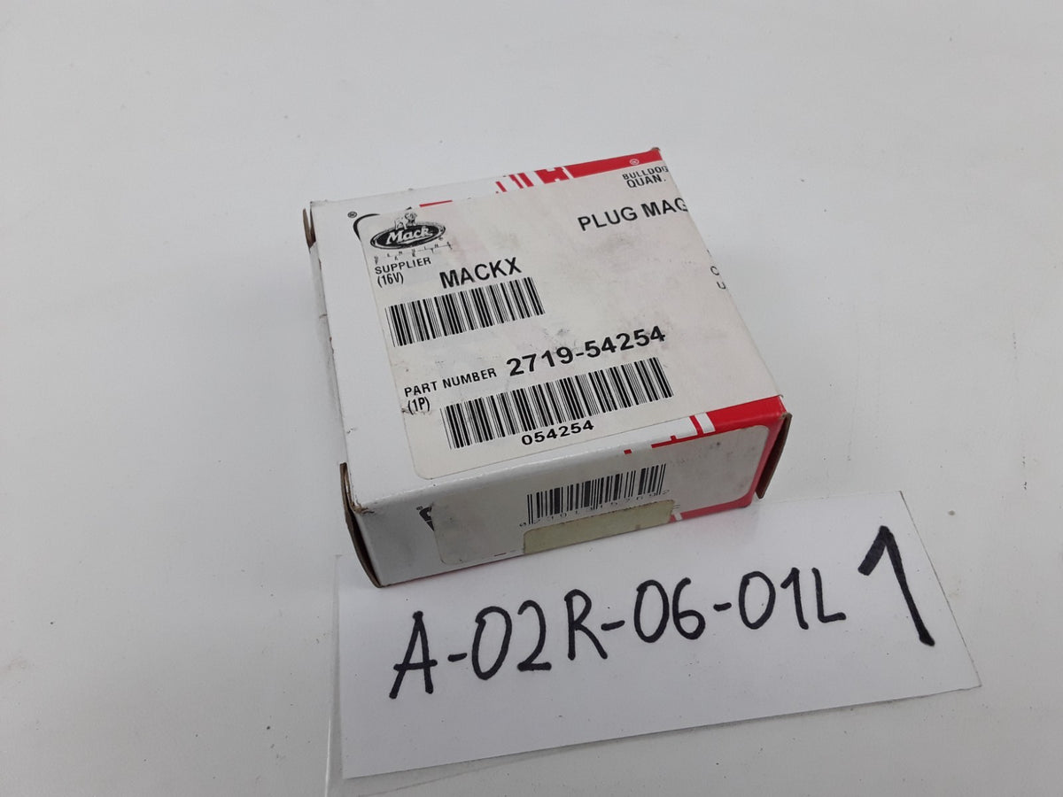Mack 2719-54254 Drain Plug Magnetic Assembly 3/4in Heavy Duty For Mack Trucks