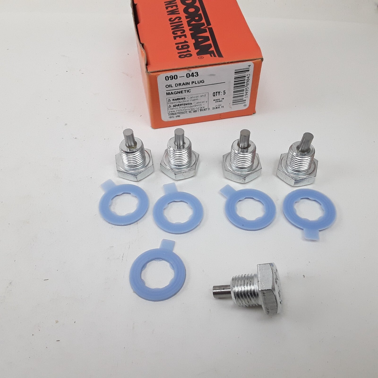 Engine Magnetic Oil Drain Plug 1/2-20 Head Size 3/4 in Fits GMC Ford Cadillac