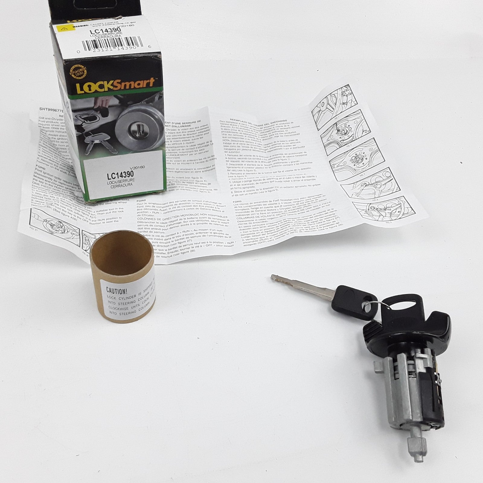 Ignition Lock Cylinder Fits Lincoln Mercury Ford (1990 1991 1992 1993 1994-1998)