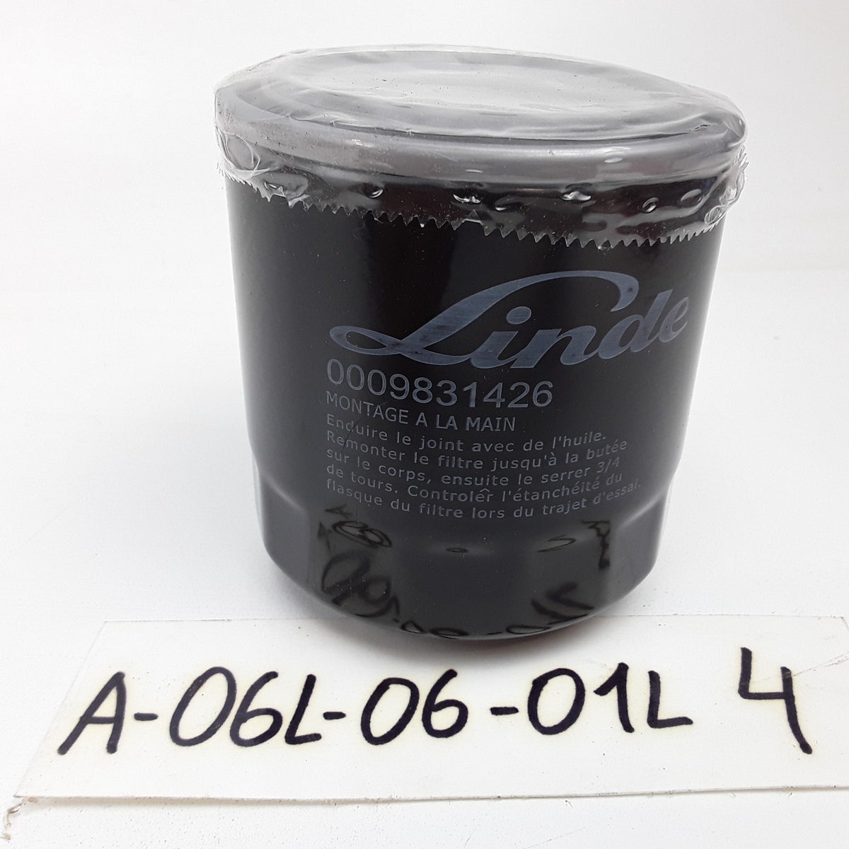 Linde 0009831426 Oil Filter Assembly Fits Heavy Duty Linde Forklifts 1219 1216