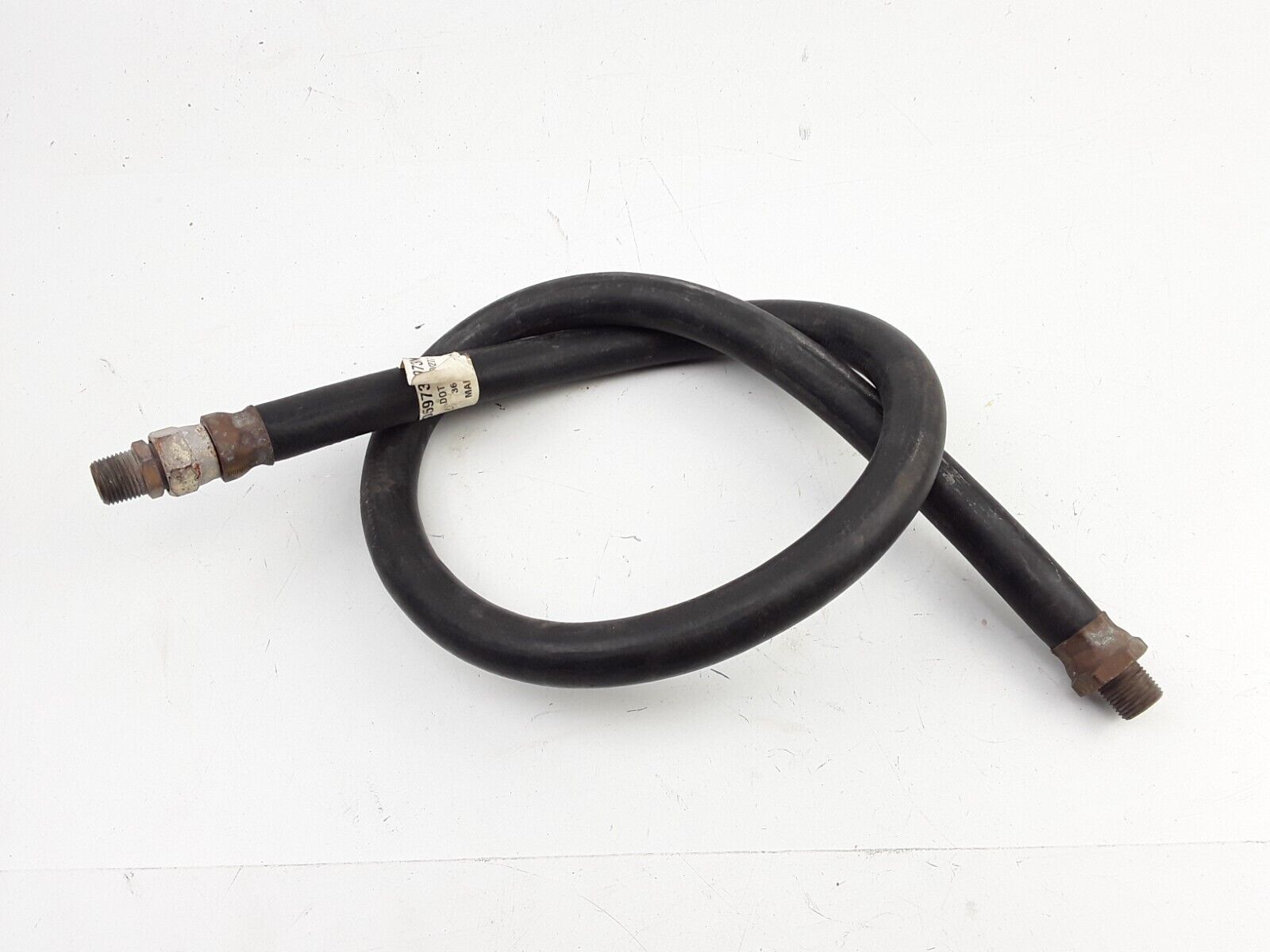 Truck Rubber Air Brake Hose Assembly 42" 1/2" I.D. with 3/8" NPT Bendix 5005973N - HotCarParts
