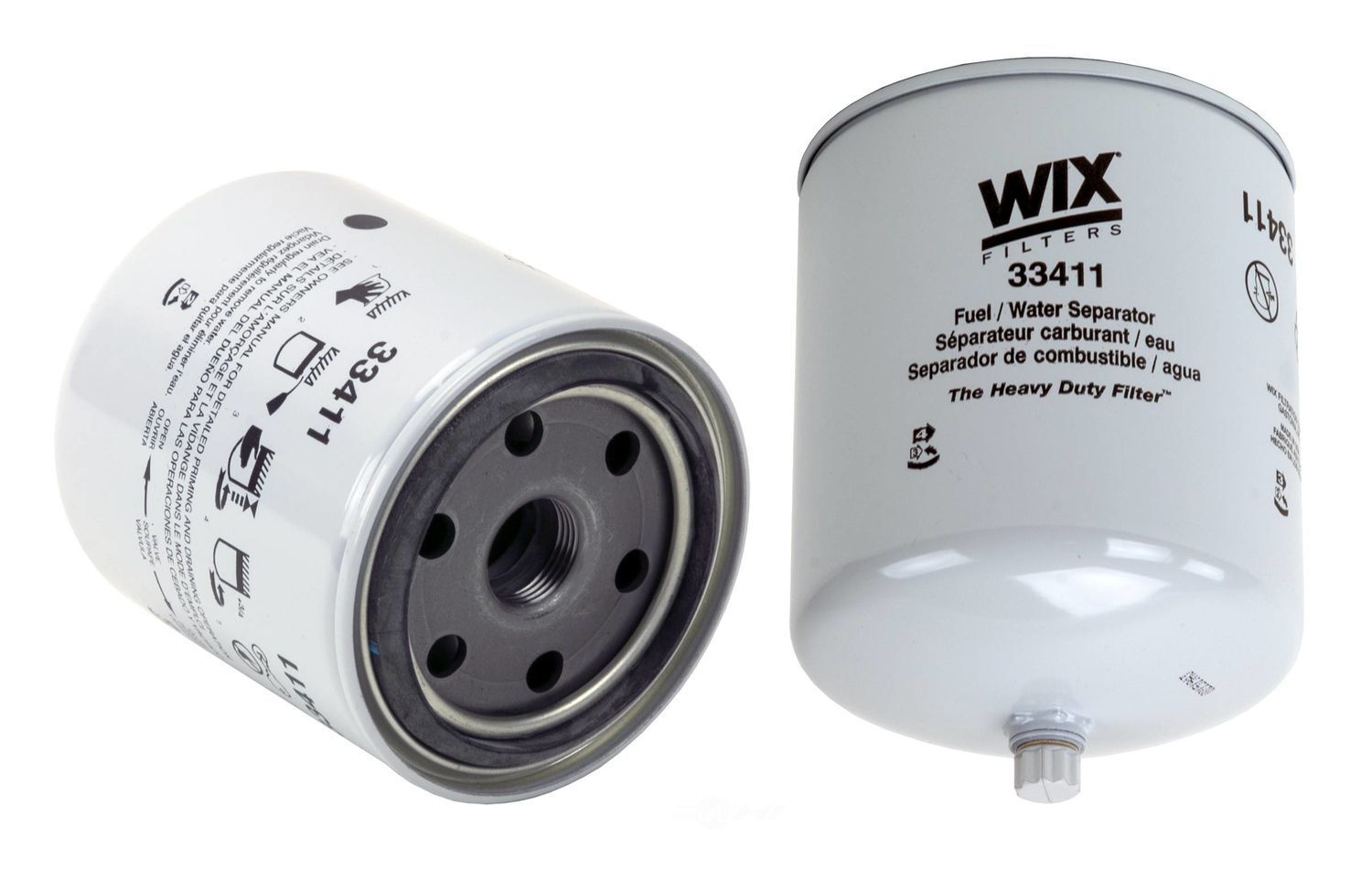 WIX 33411 Fuel Water Separator Filter Fits Blue Bird International Freightliner