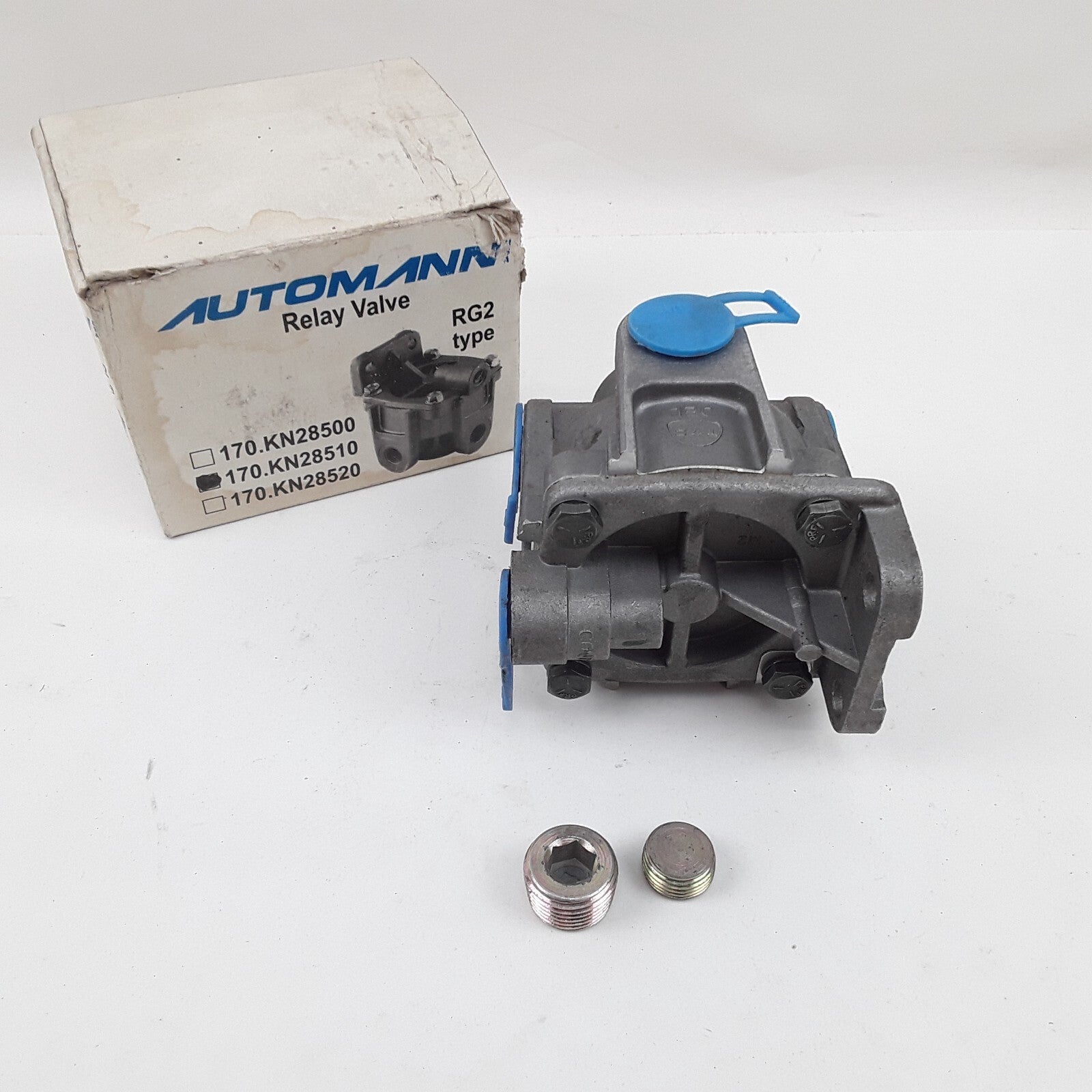 Automann 170-KN28510 Truck RG-2 Type Relay Valve 5.6 PSI Crack Pressure