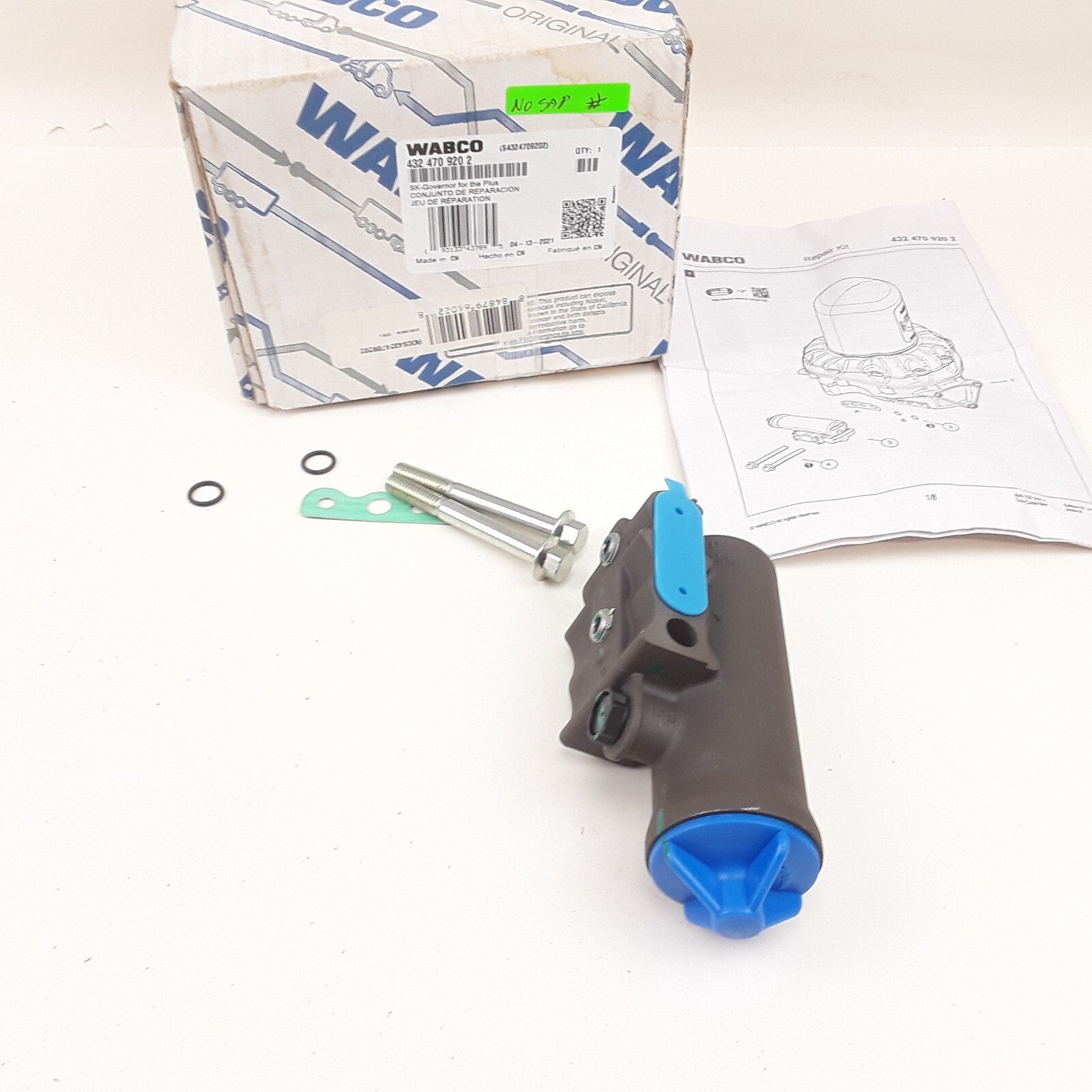 Wabco 4324709202 Air SRS Valve Brake Governor For System Saver 1200 SS1200 Plus