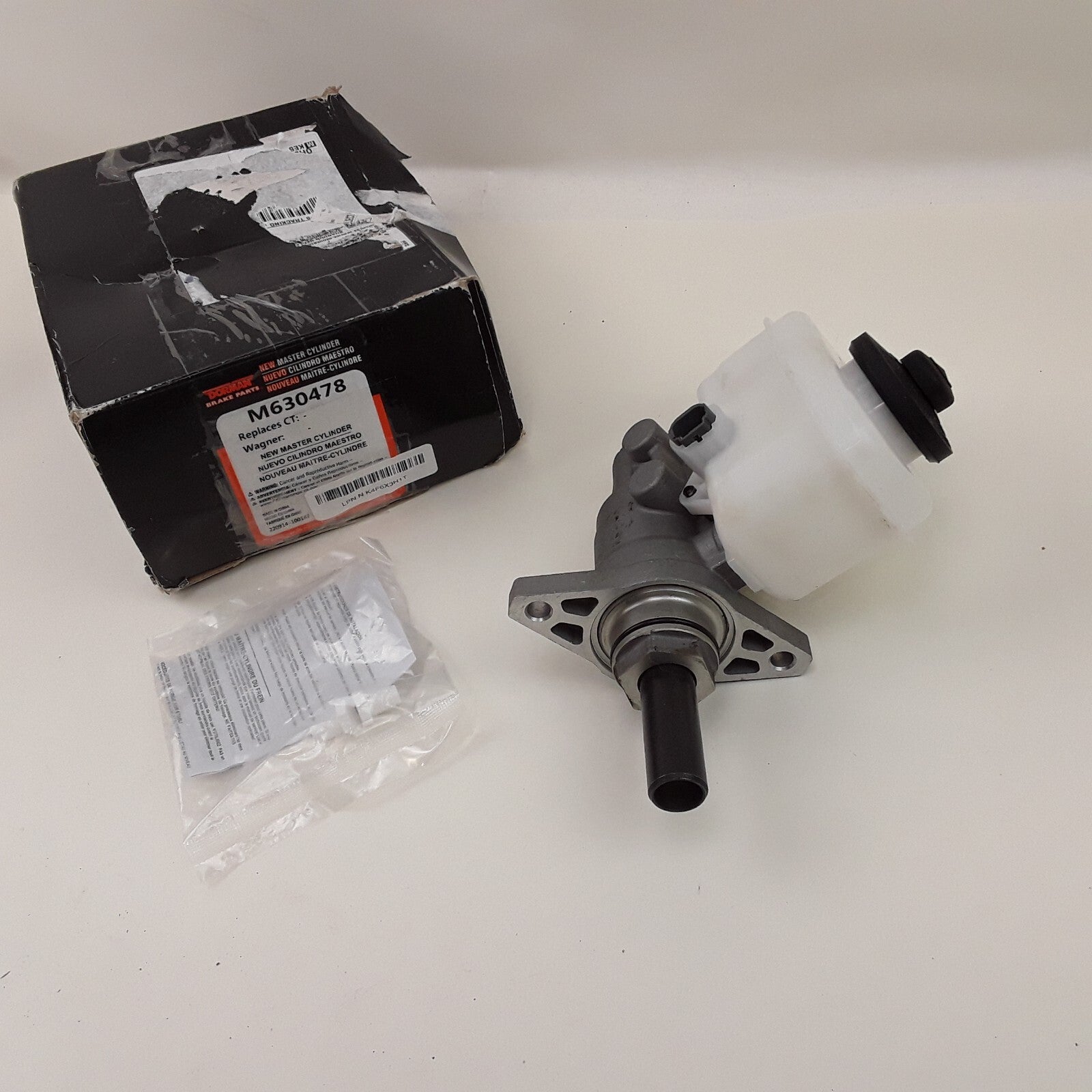 Dorman M630478 Brake Master Cylinder Fits Toyota Tacoma (2005 2006 2007)