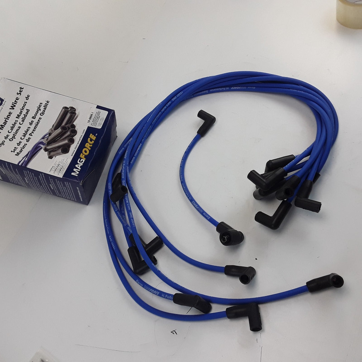 Spark Plug Wire Set For All Mercury V8 W/ Electronic Ignition Except 454 Hi-Perf
