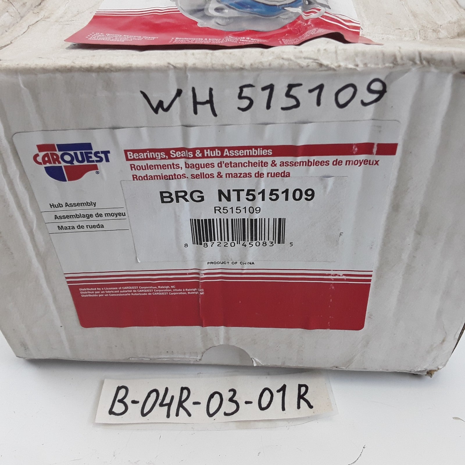 Wheel Bearing and Hub Assembly Fits Chevrolet Colorado , GMC Canyon 2004-2007