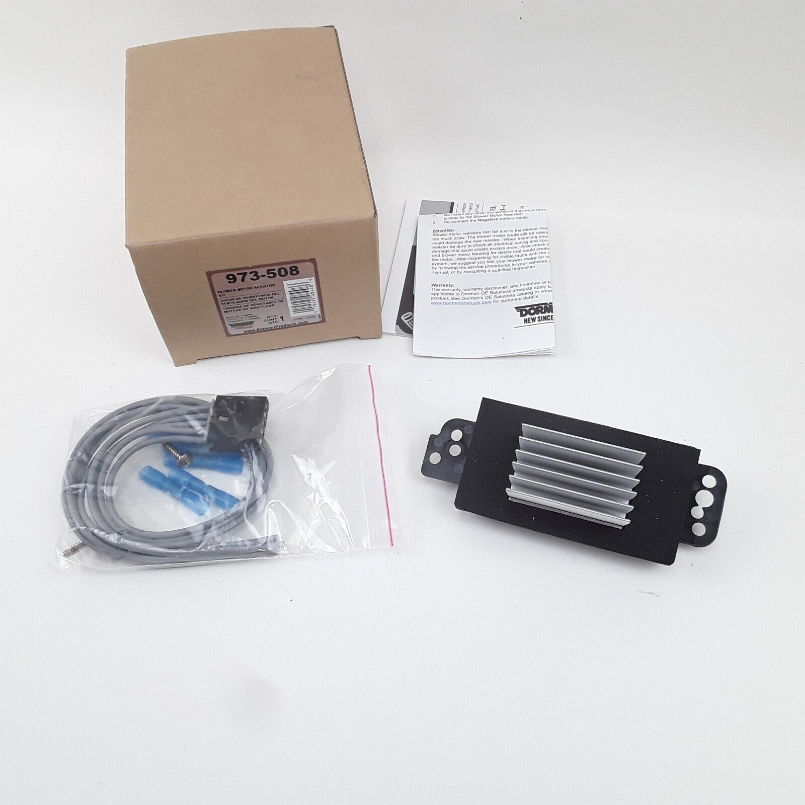 Front HVAC Blower Motor Resistor Kit Fits Cadillac Escalade GMC Envoy GMC Sierra