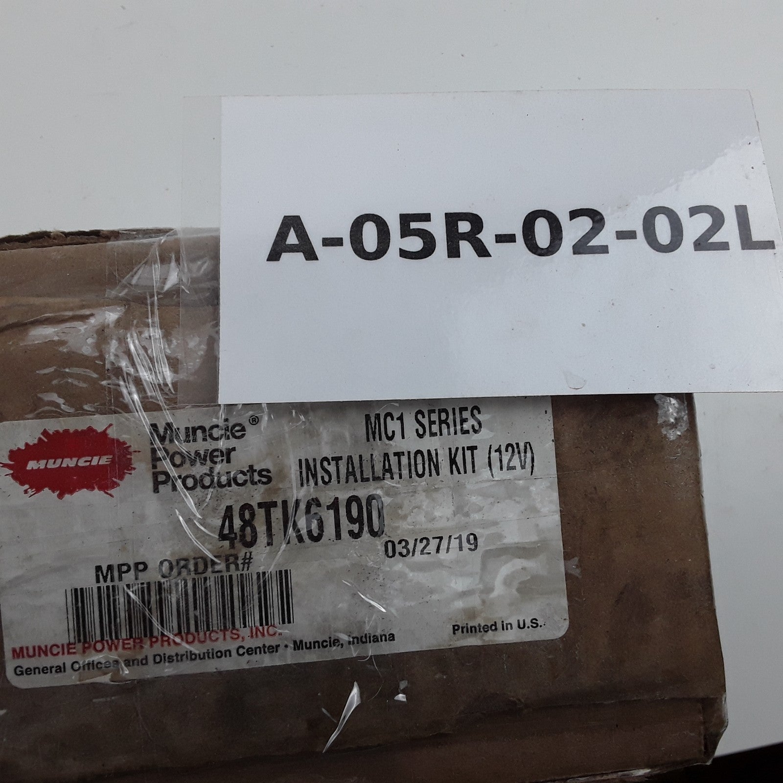 Muncie Power Products 48TK6190 Cylinder Installation Kit For MC1 PTO Series