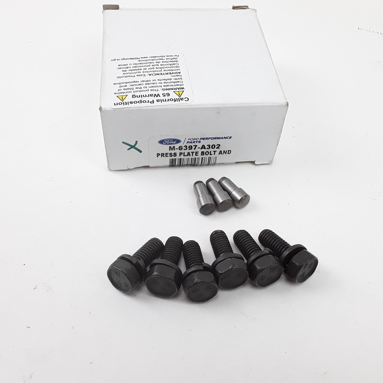Ford M6397A302 Pressure Plate Bolt and Dowel Kit Fits Ford Mustang (1986-2000)