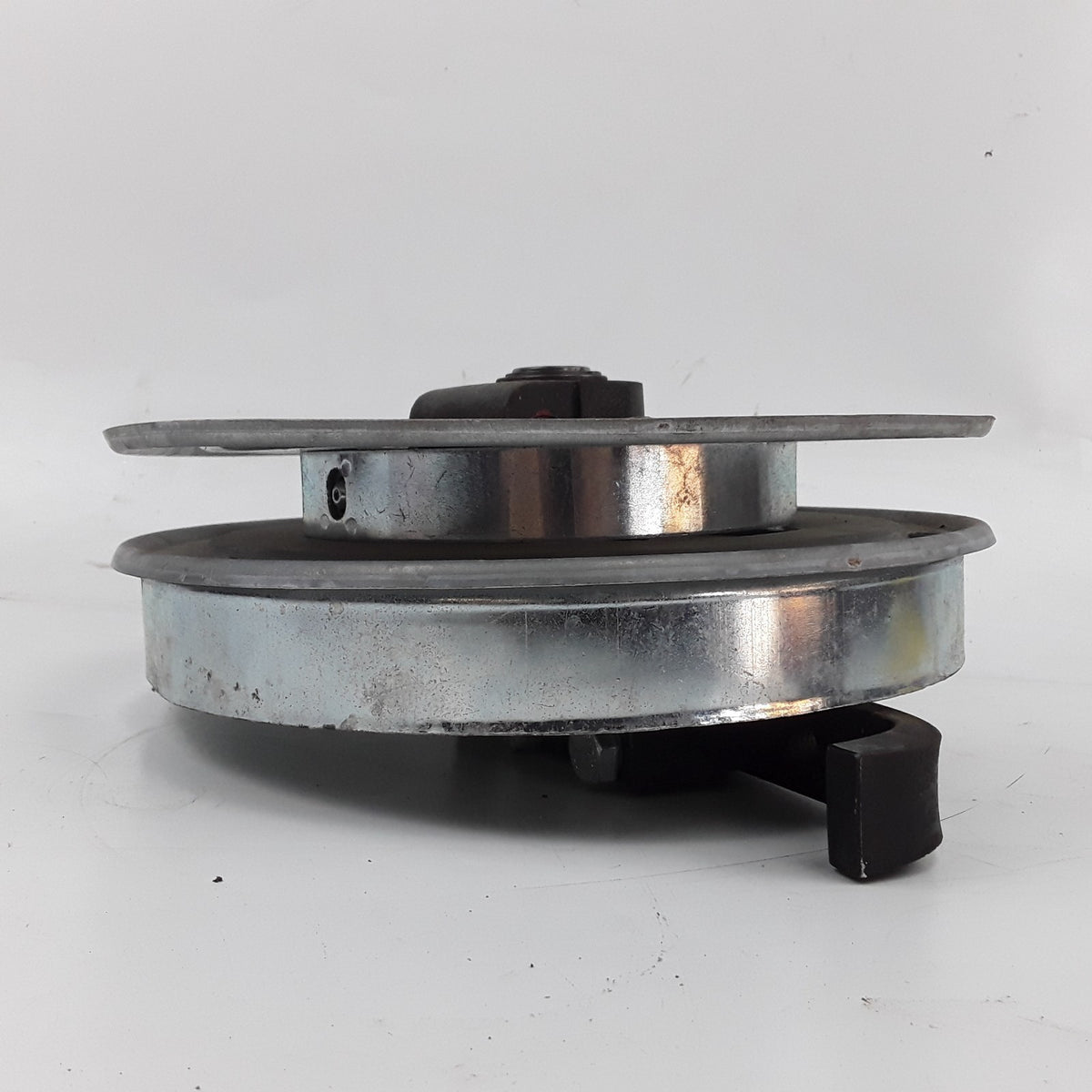 Right-Side Hydraulic Dual Hose Reel Assembly Heavy Duty For Forklifts Cranes
