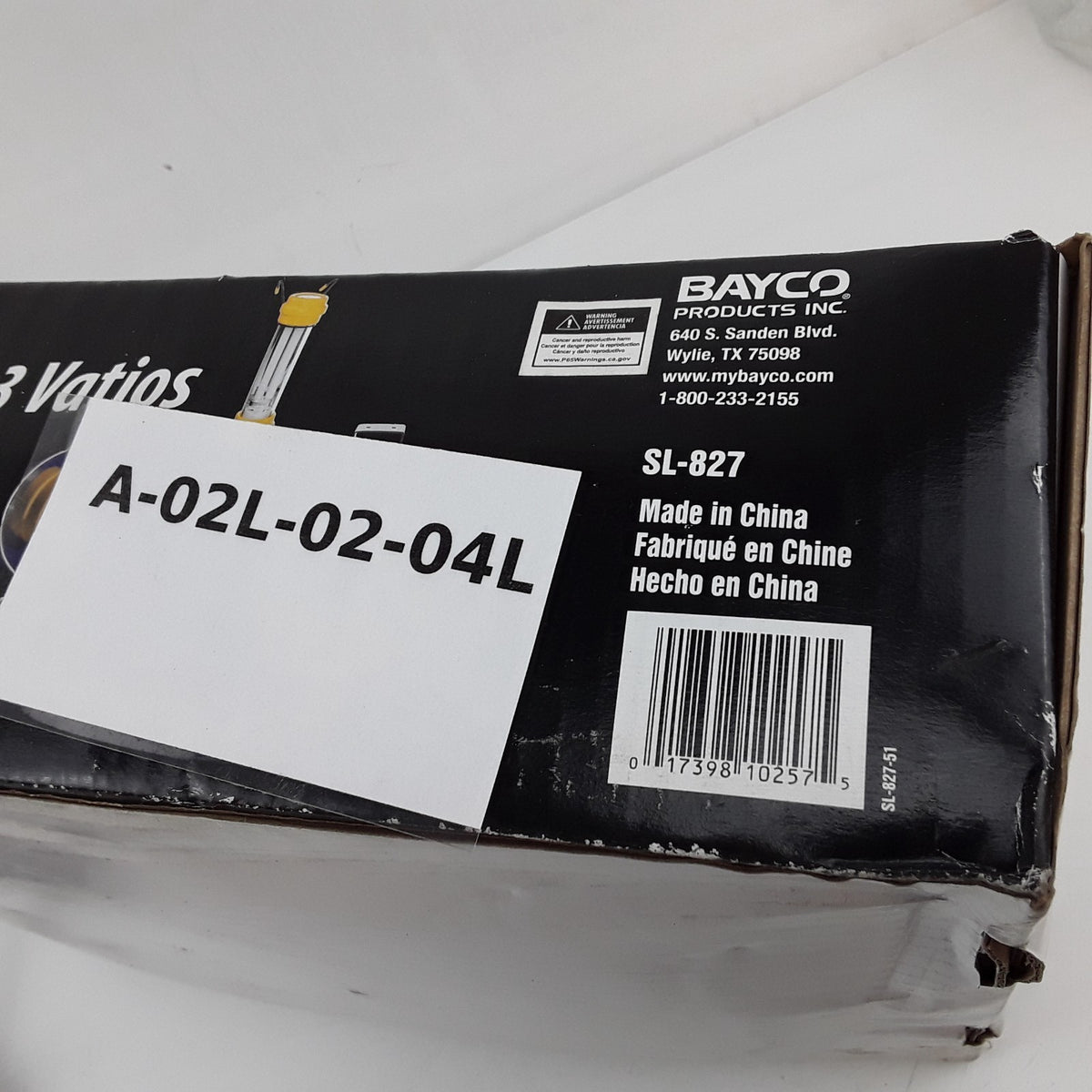 13 Watt Flourescent Work Light W/ Spotlight, 50' Metal Reel Bayco SL-827