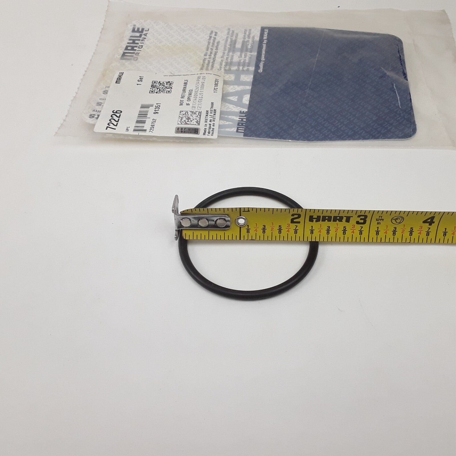 Car Truck Multi Purpose O-Ring Black Inside Diameter 1.98 IN Thickness 0.14 IN