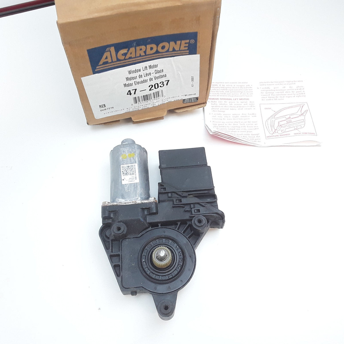 Cardone 47-2037 Rear Left Power Window Motor Fits Volkswagen Passat (2001-2005)