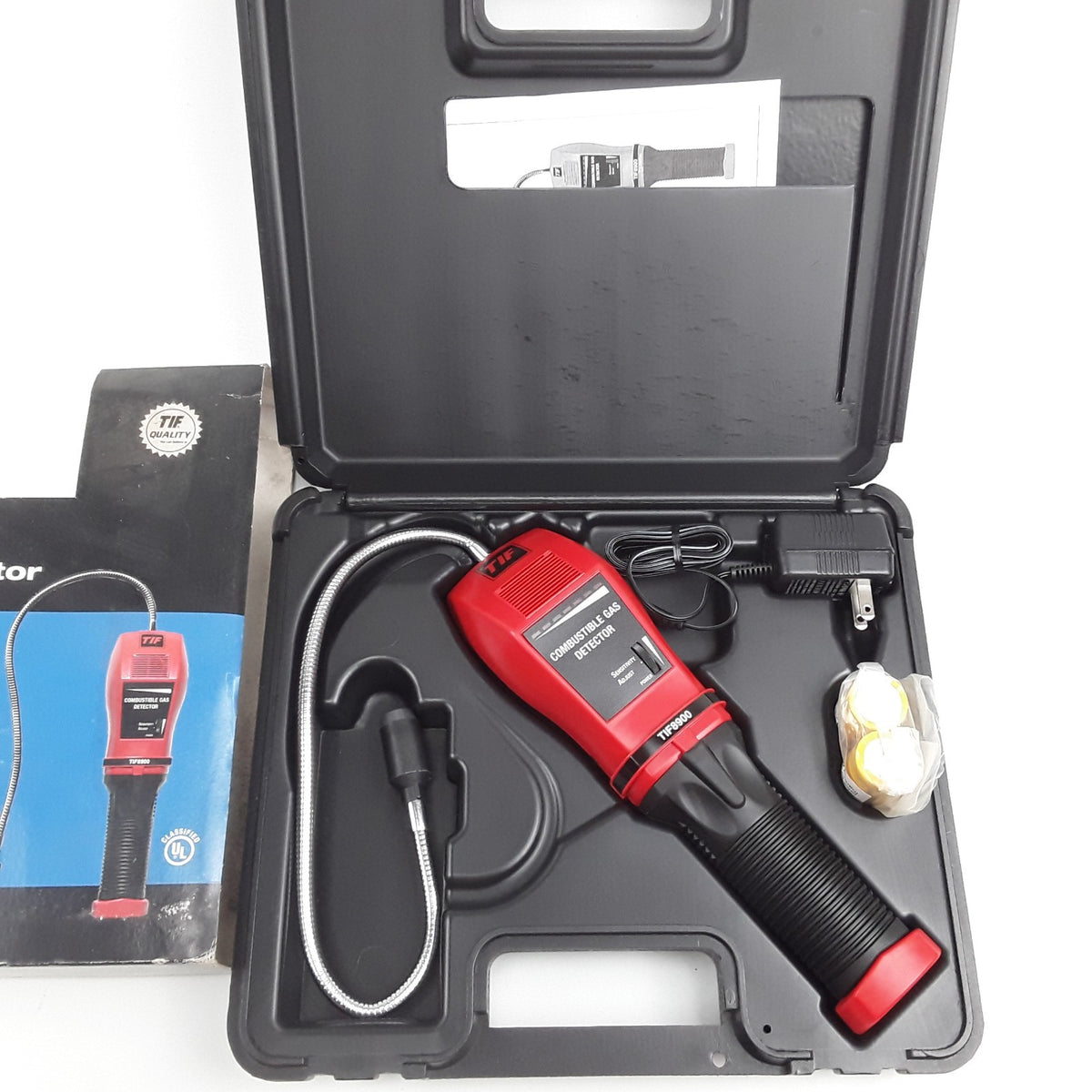 TIF 8900 Combustible Gas Detector Adjustable Sensitivity Levels Probe Length 16"