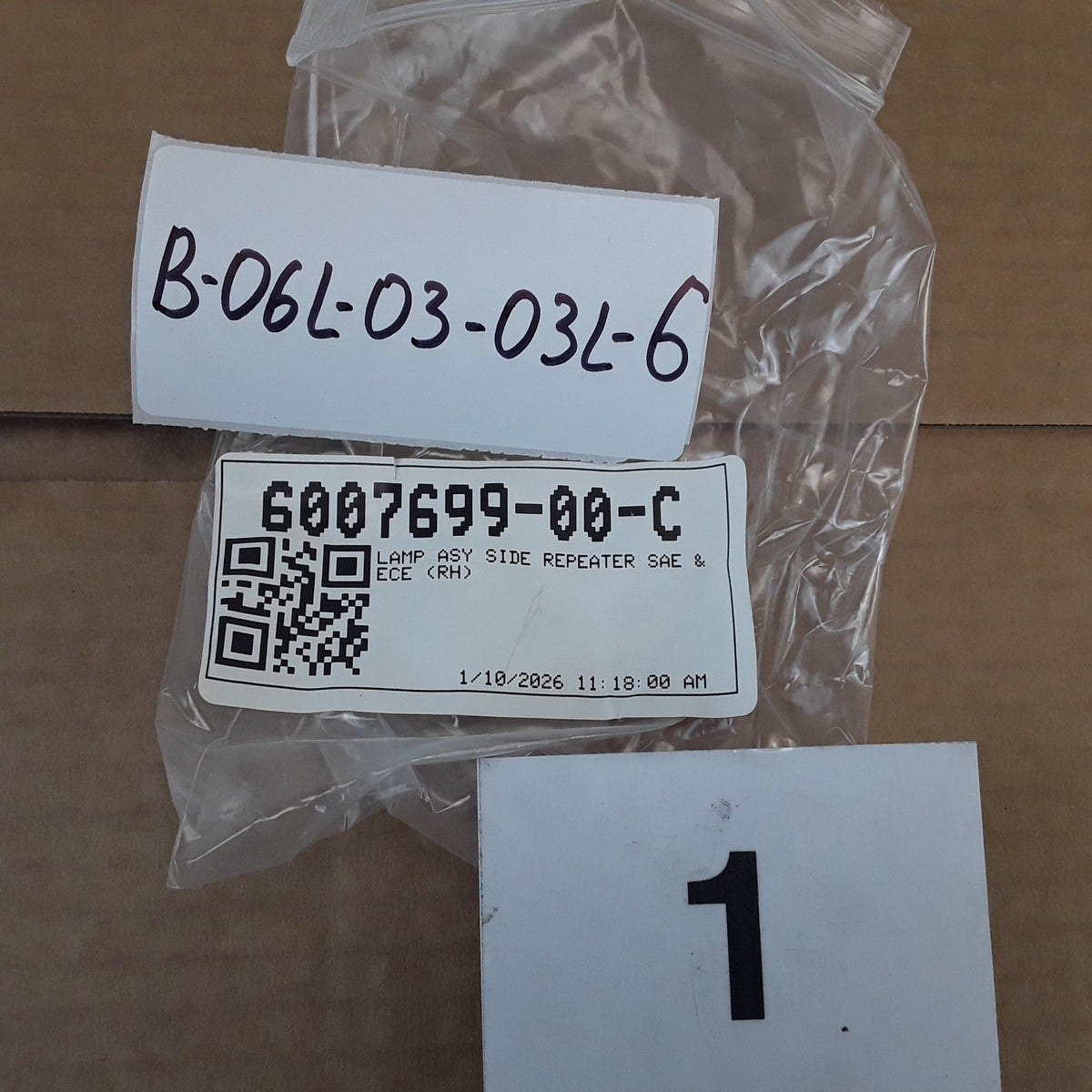 6007699-00-C Right Side Repeater Lamp For Tesla Model S X 2012-2021 OEM New