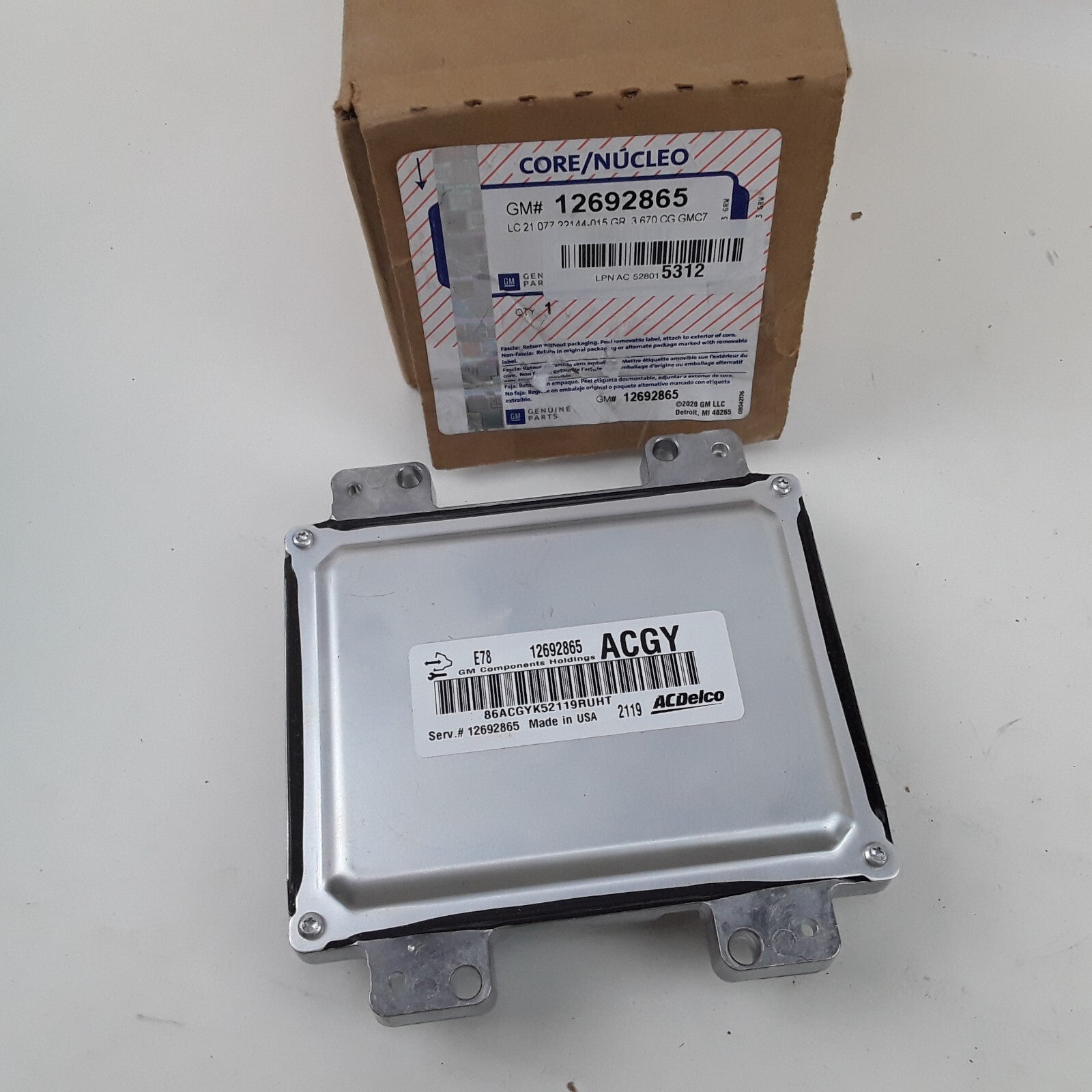 Engine Control Module (ECM) Fits Buick Encore 2014-15 Chevrolet Cruze 2011, 2015