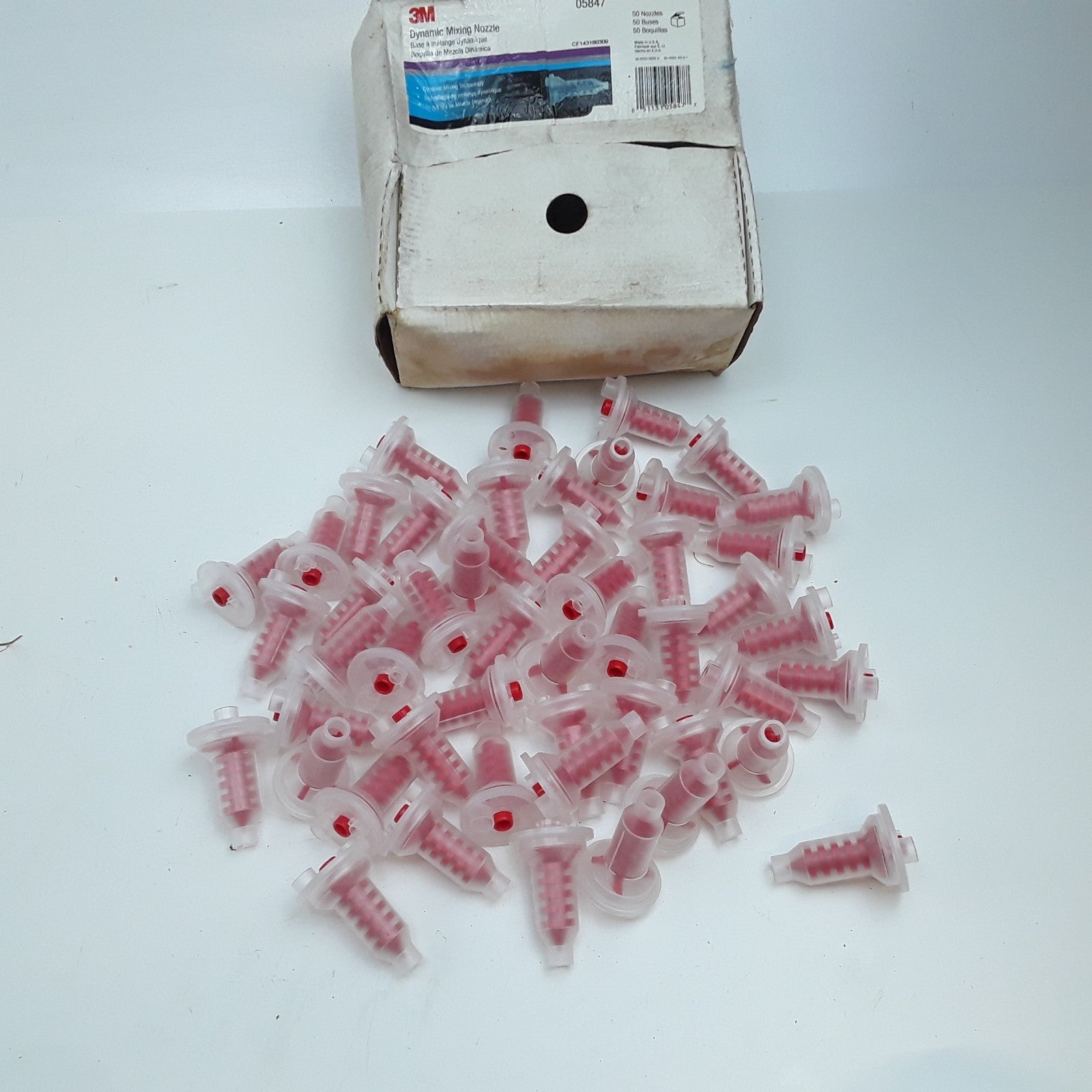 3M 05847 Dynamic Mixing System Nozzle 50 Pieces For Fillers & Glazes