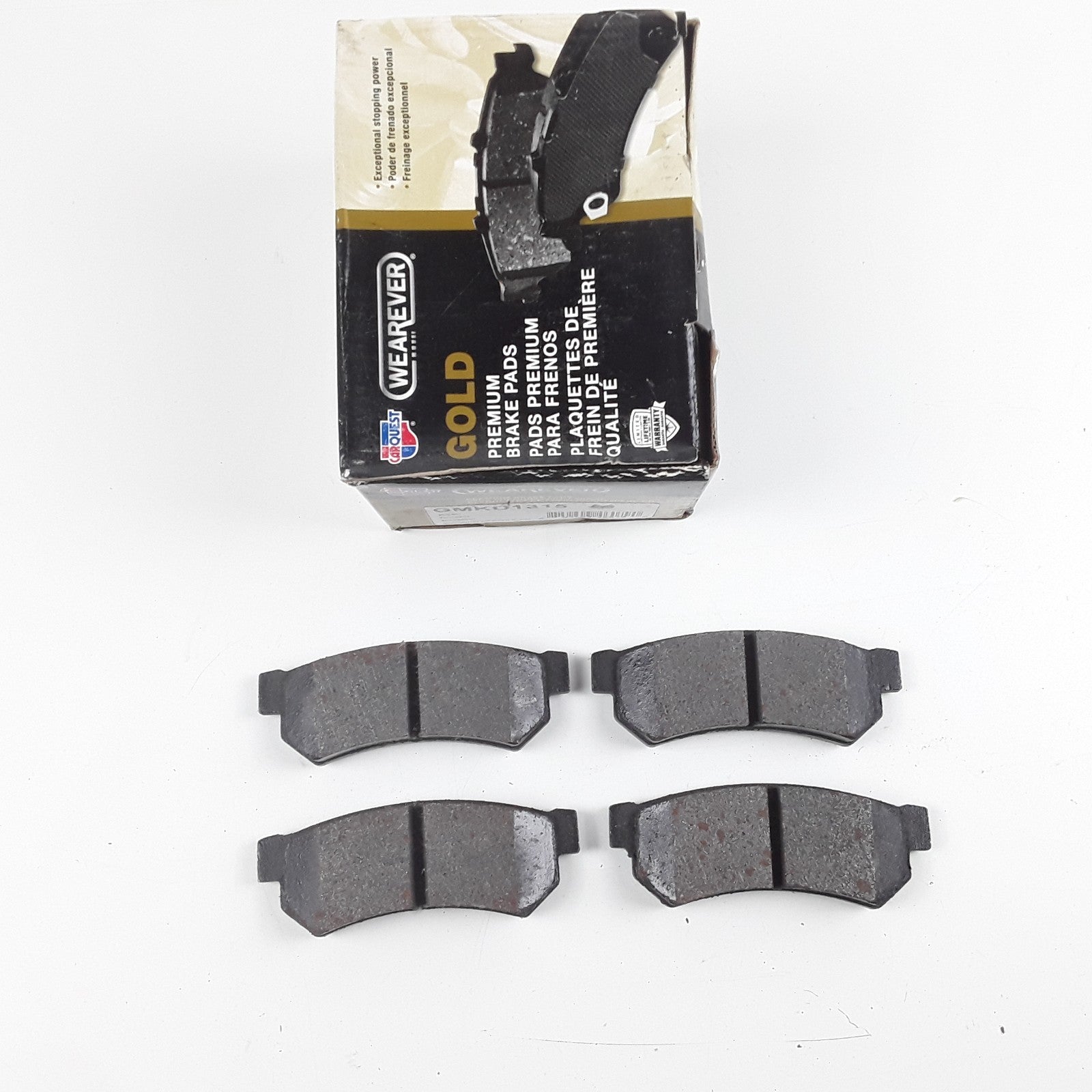 Wearever Gold GMKD1315 Rear Disc Brake Pad Set For Suzuki Reno Forenza 2007-2008