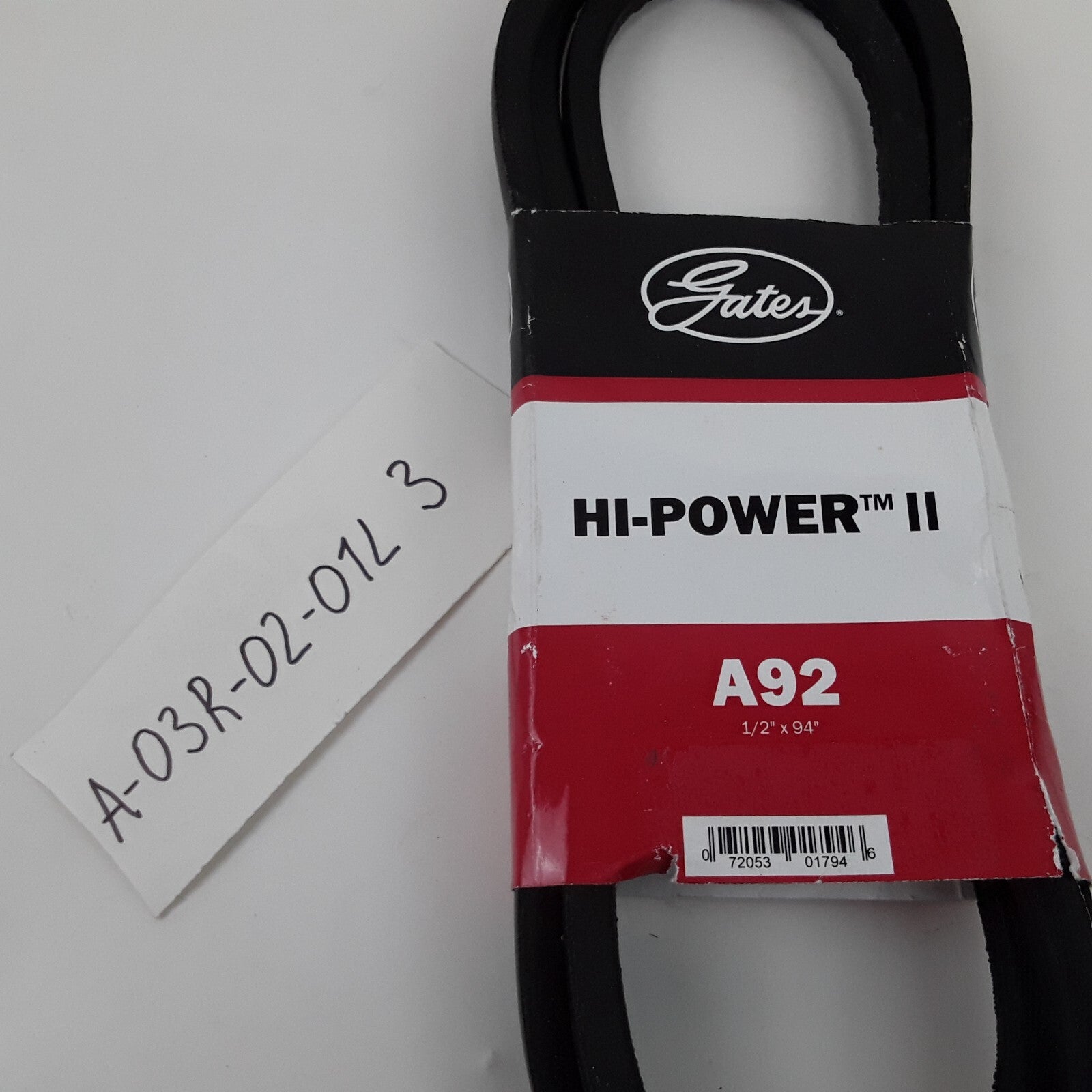 Gates A92 Accessory Drive - Hi-Power II Classical Section Wrapped V-Belt