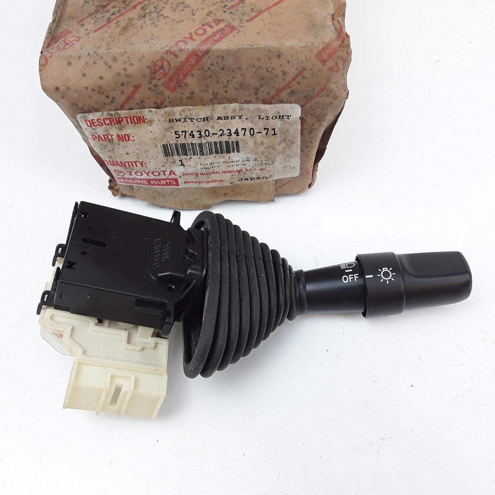 Toyota 57430-23470-71 Light Lamp Control Switch Assembly For Forklifts