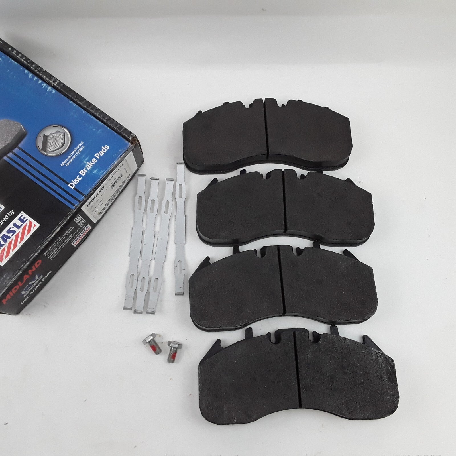 Haldex MPBD1311CV Disc Brake Pad Fits Meritor EX225H2 Calipers FMSI D1311