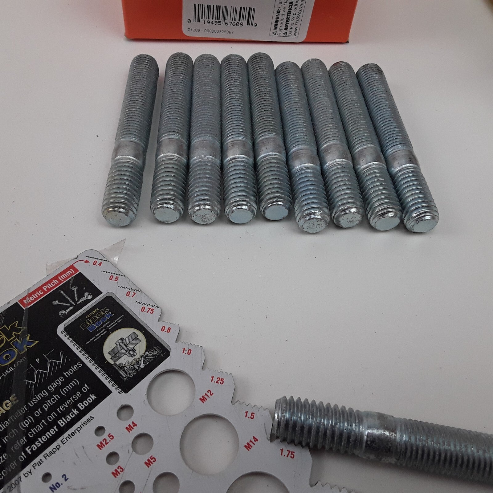 Multi-Purpose Double Ended Stud - 7/16-14 x 3/4 In. and 7/16-20 x 1-13/16 In