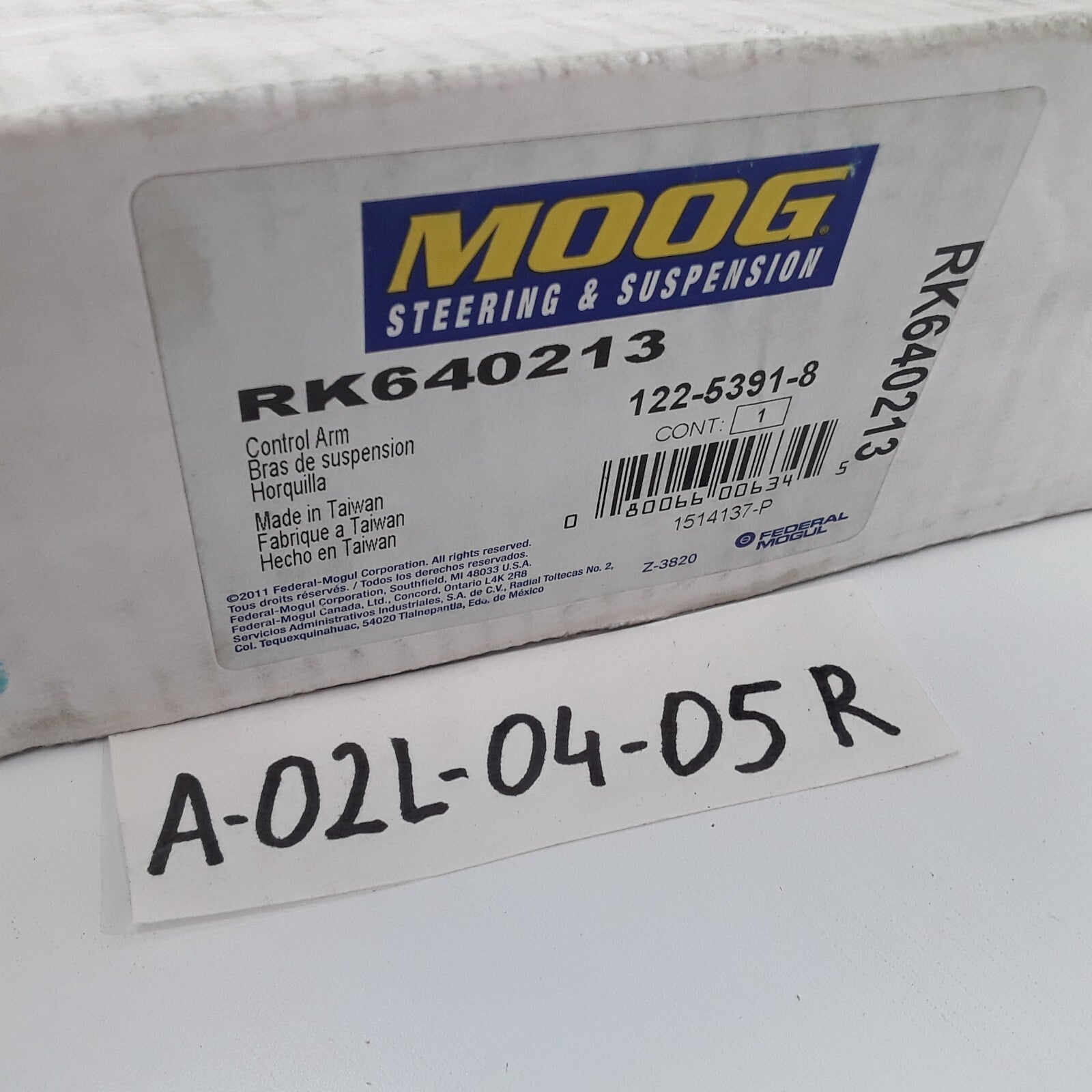 New Moog Suspension Control Arm Front Left Lower Fits Toyota RAV4 2004-2005