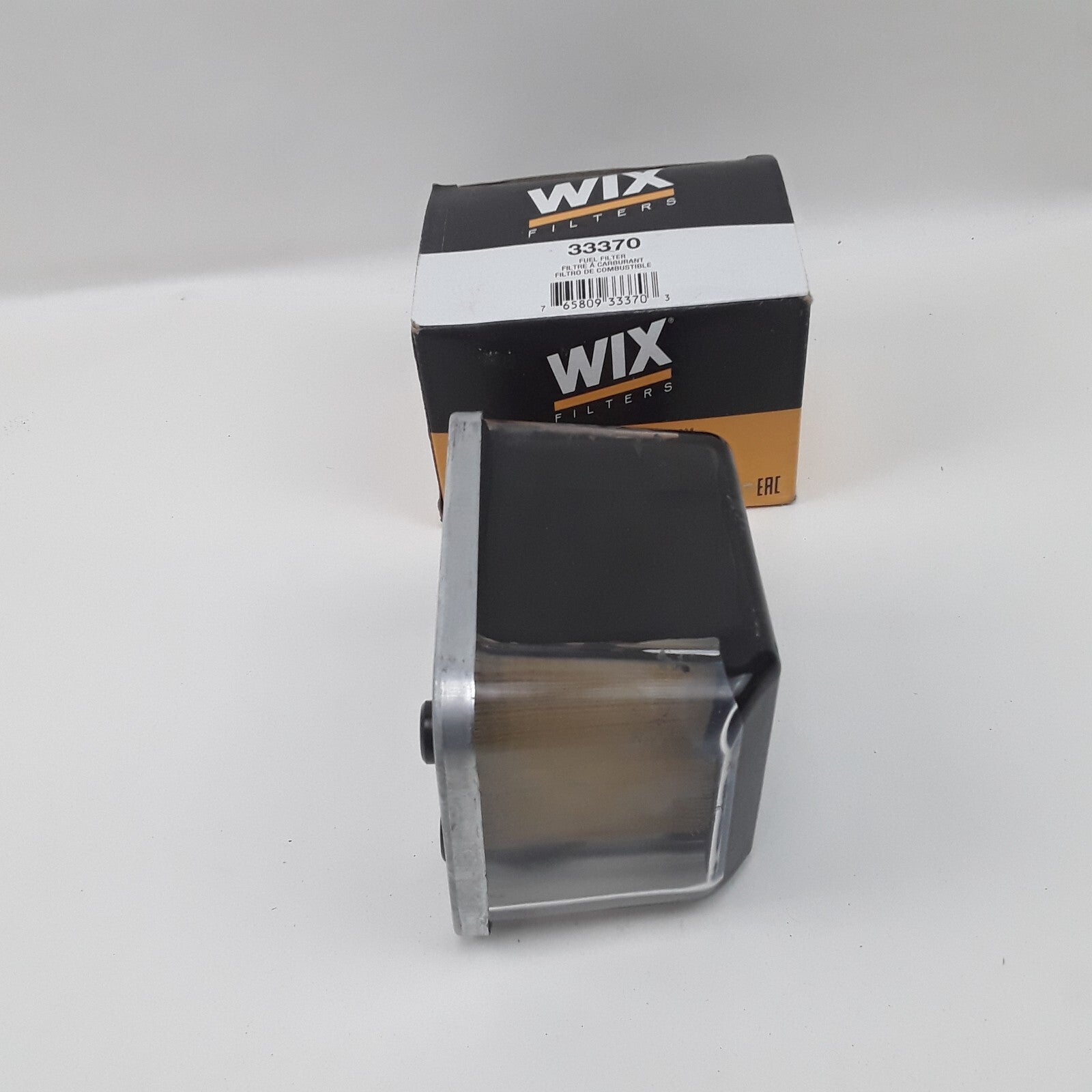 Wix 33370 Fuel Filter For John Deere+Other Farm Applications Glass Case 5 micron