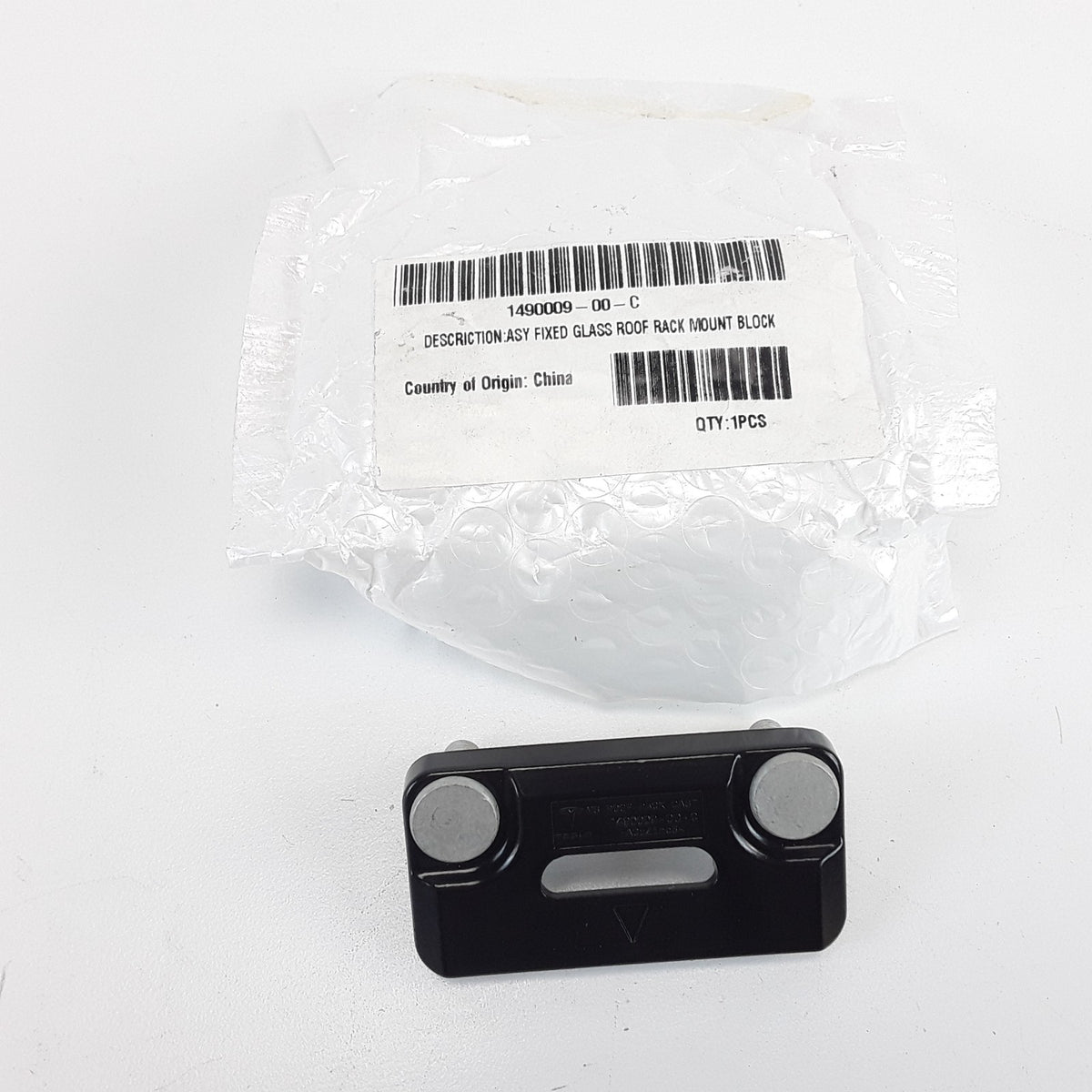 For Tesla Model S 2016-2025 Fixed Glass Roof Rack Mount Block 1490009-00-C OEM